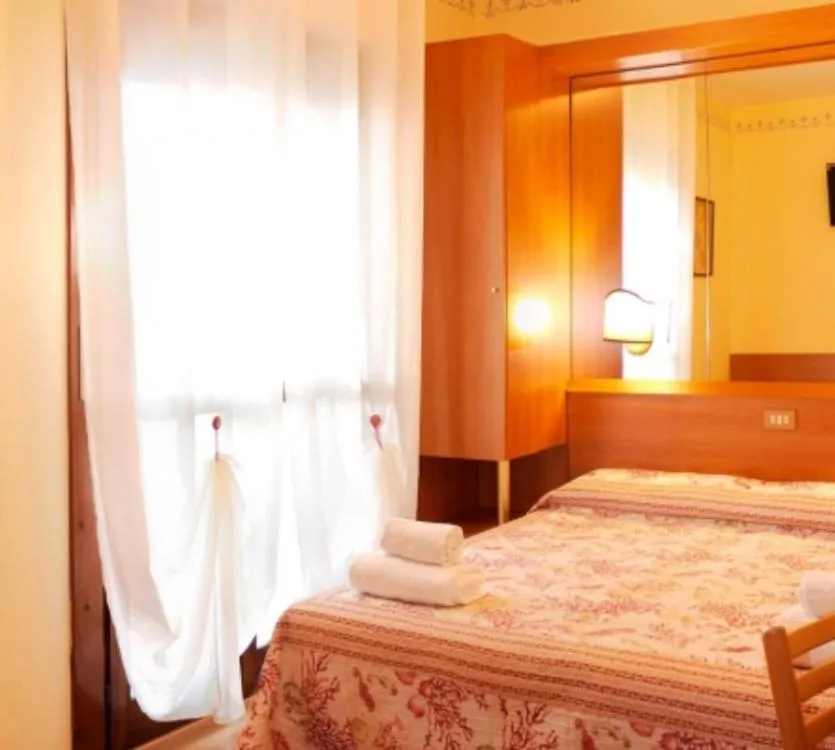 Bed in Hotel Germania