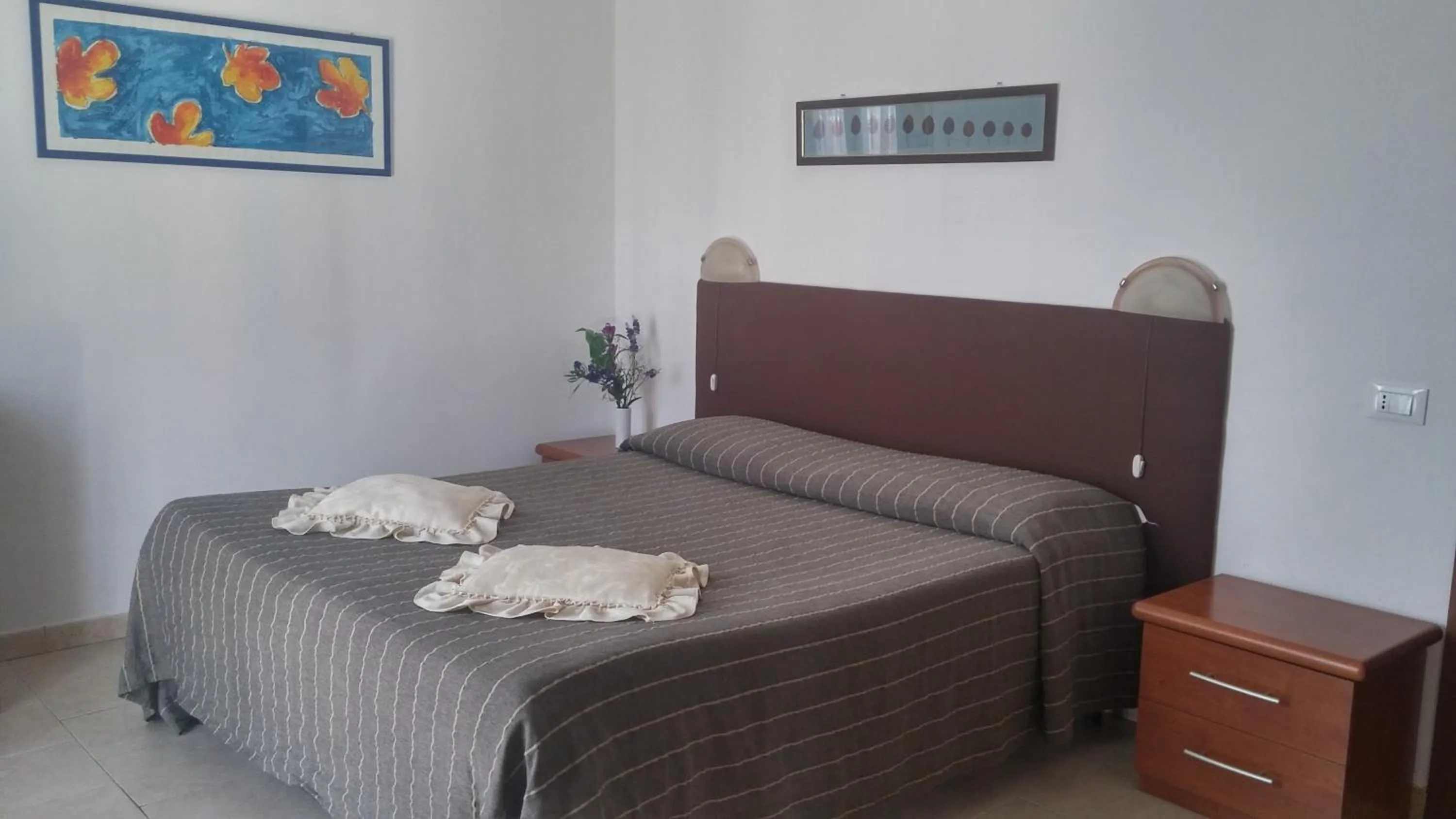 Bed in Hotel Ariston