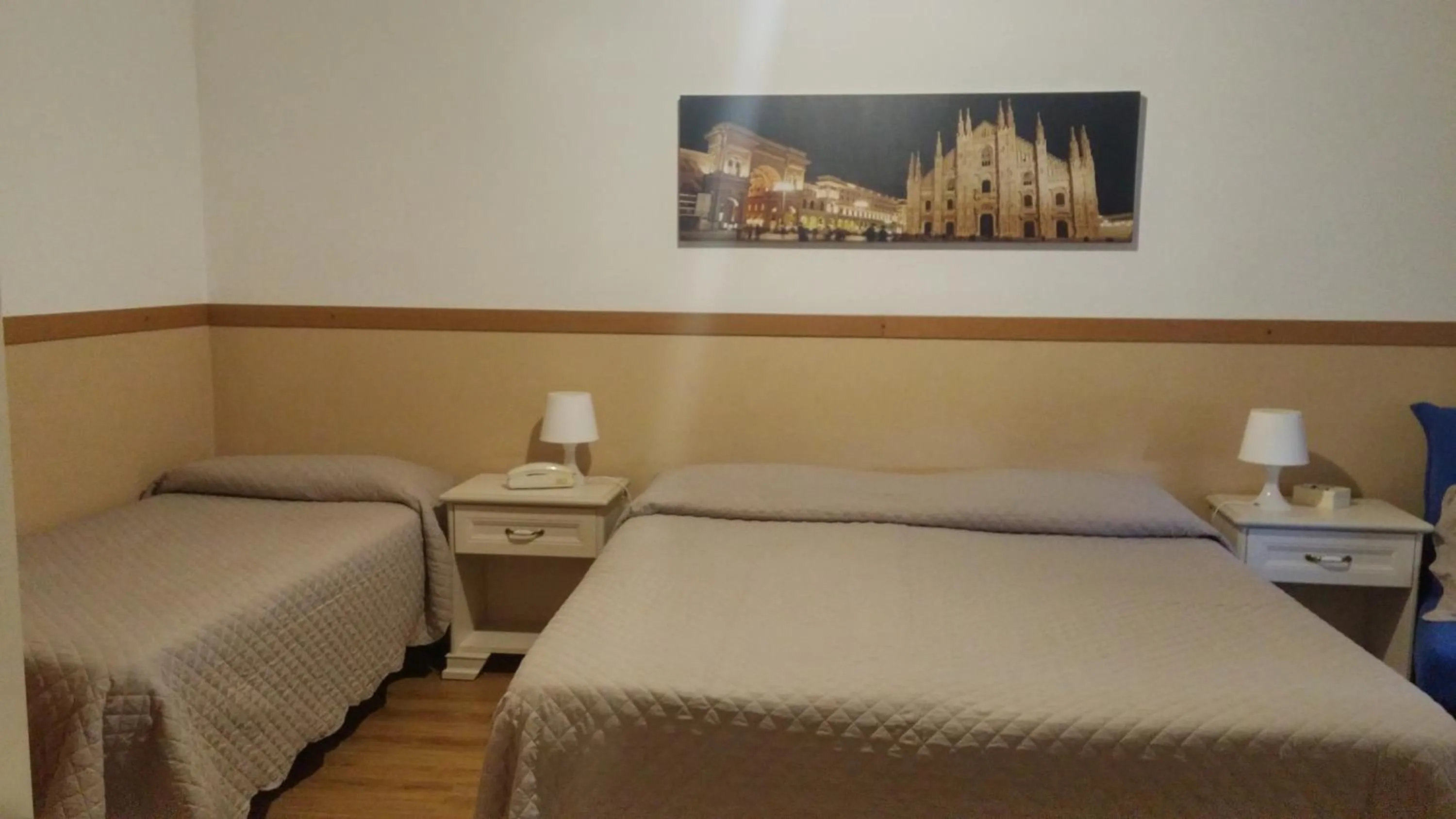 Bed in Hotel Ariston