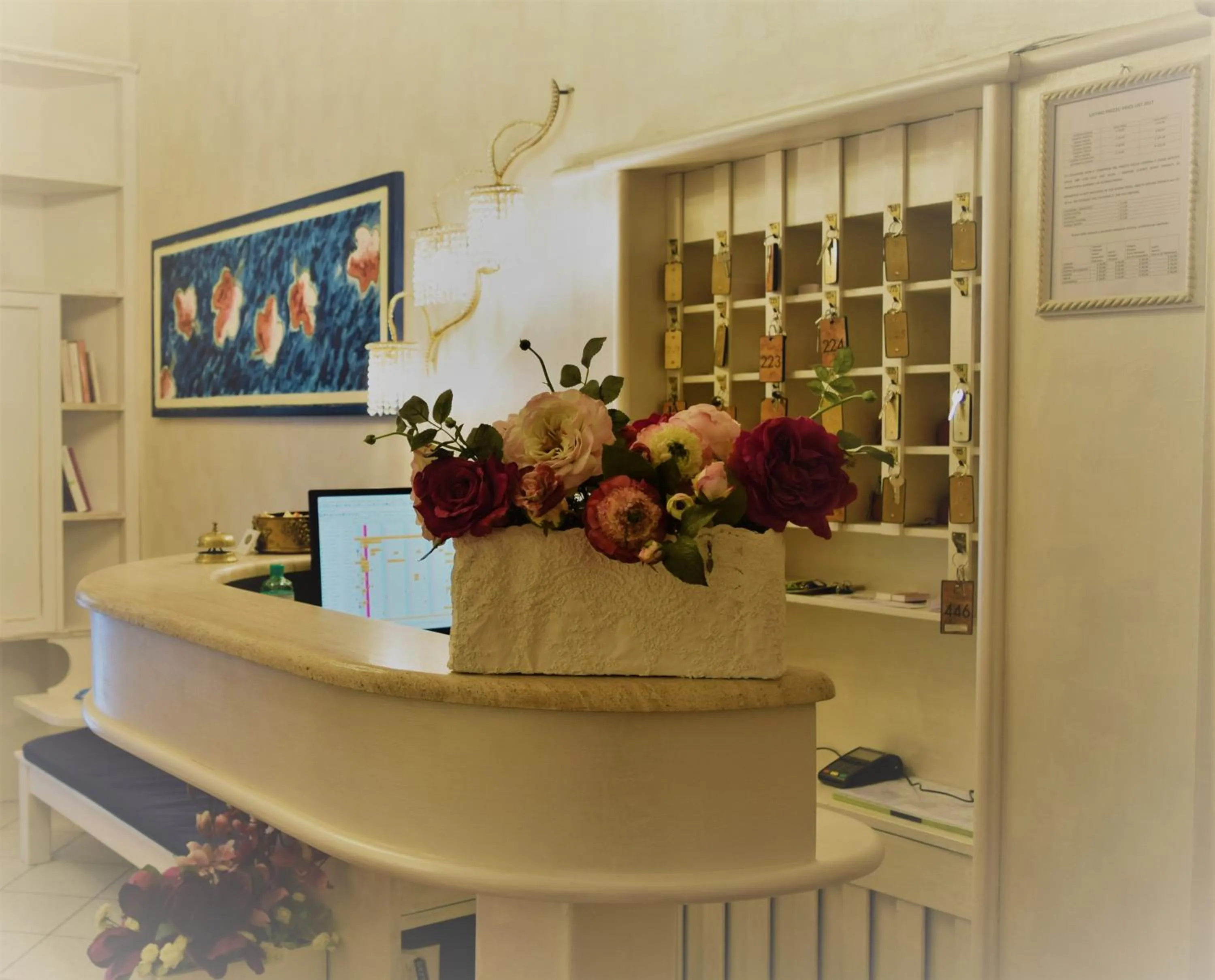 Lobby or reception in Hotel Ariston