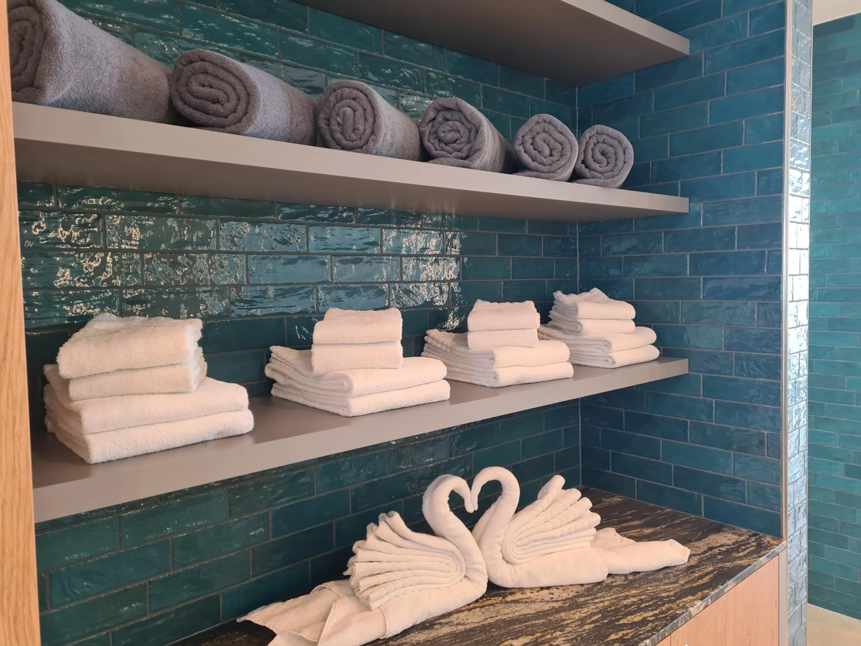 towels in Seegasthof Hois'n Wirt - Hotel mit Wellnessbereich