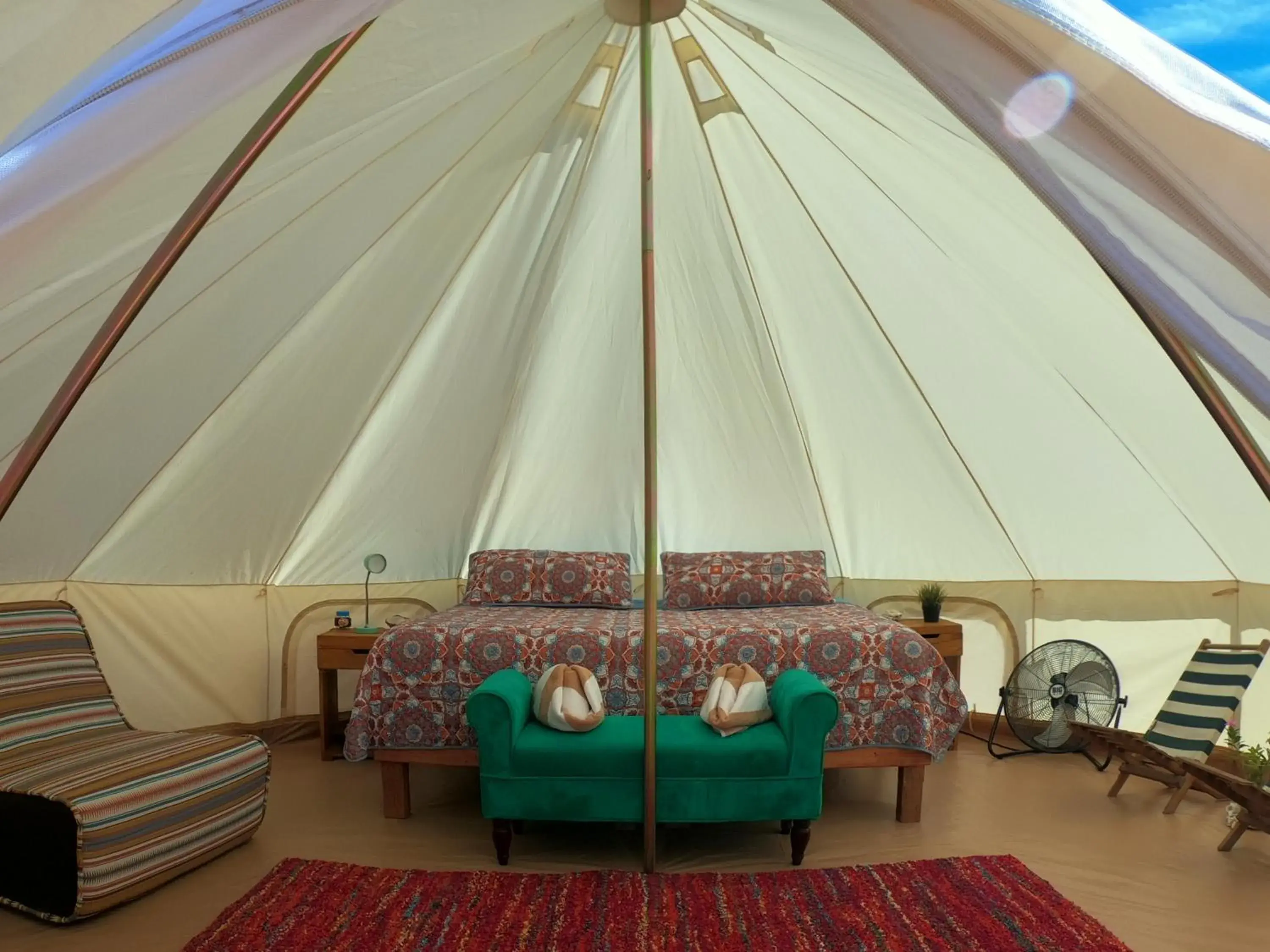 Tent with King-size Bed in ChiloChill Glamping Resort Tent with King-size Bed in ChiloChill Glamping Resort