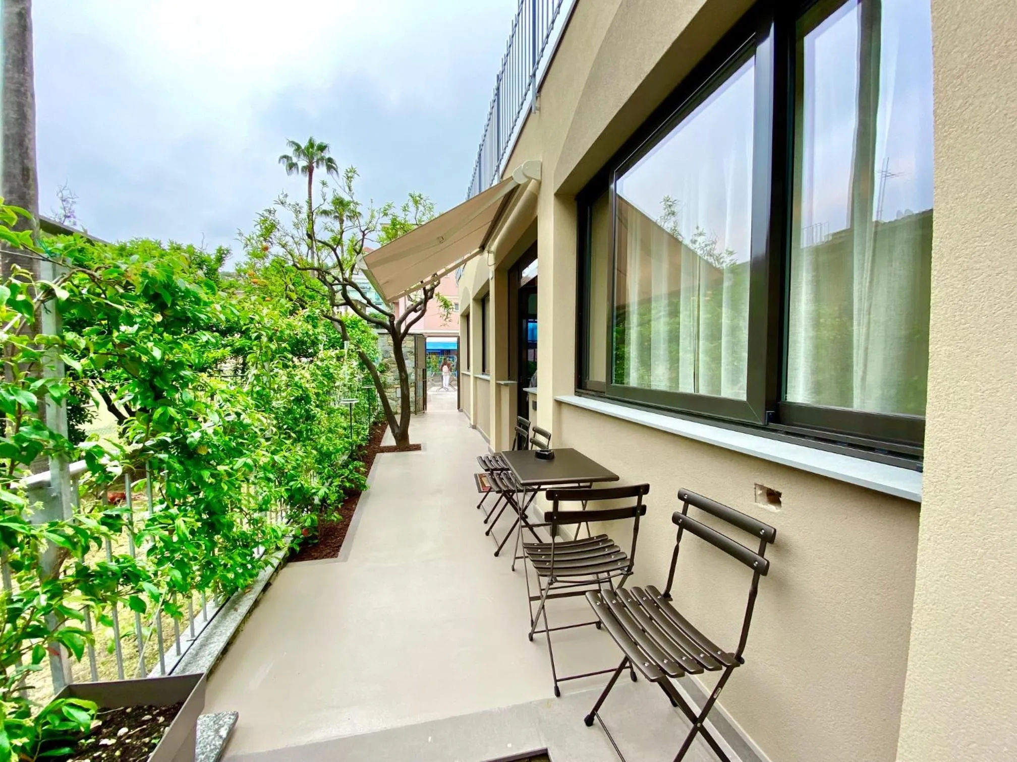 Garden view in Hotel Zurigo