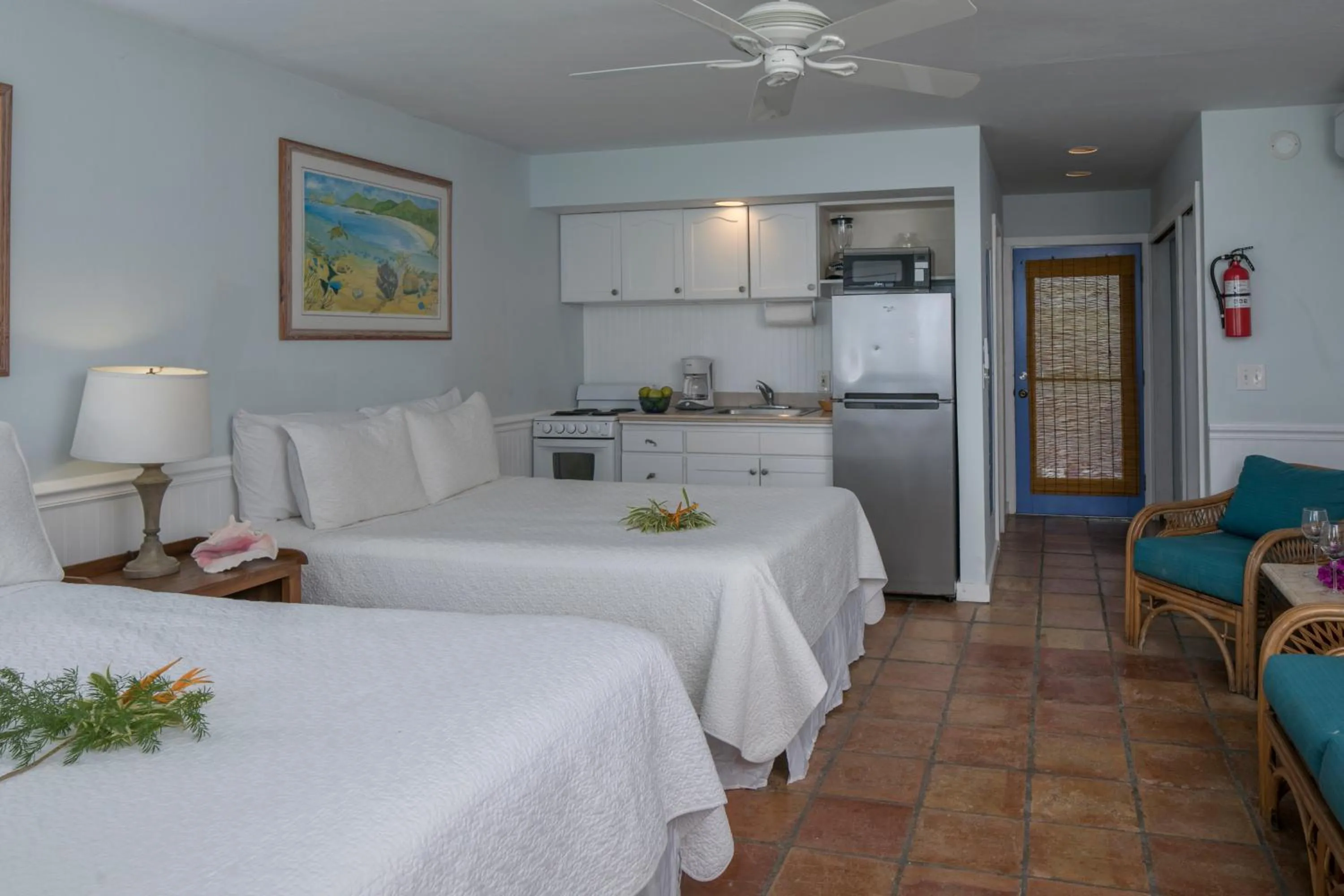 Bed in Coconut Coast Villas