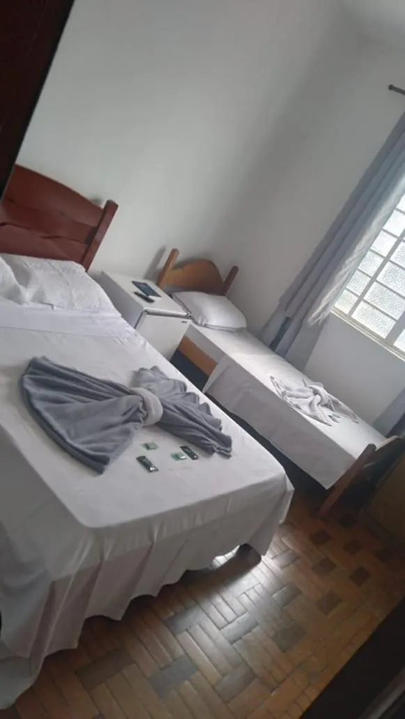 Bed in Pousada Barão Real