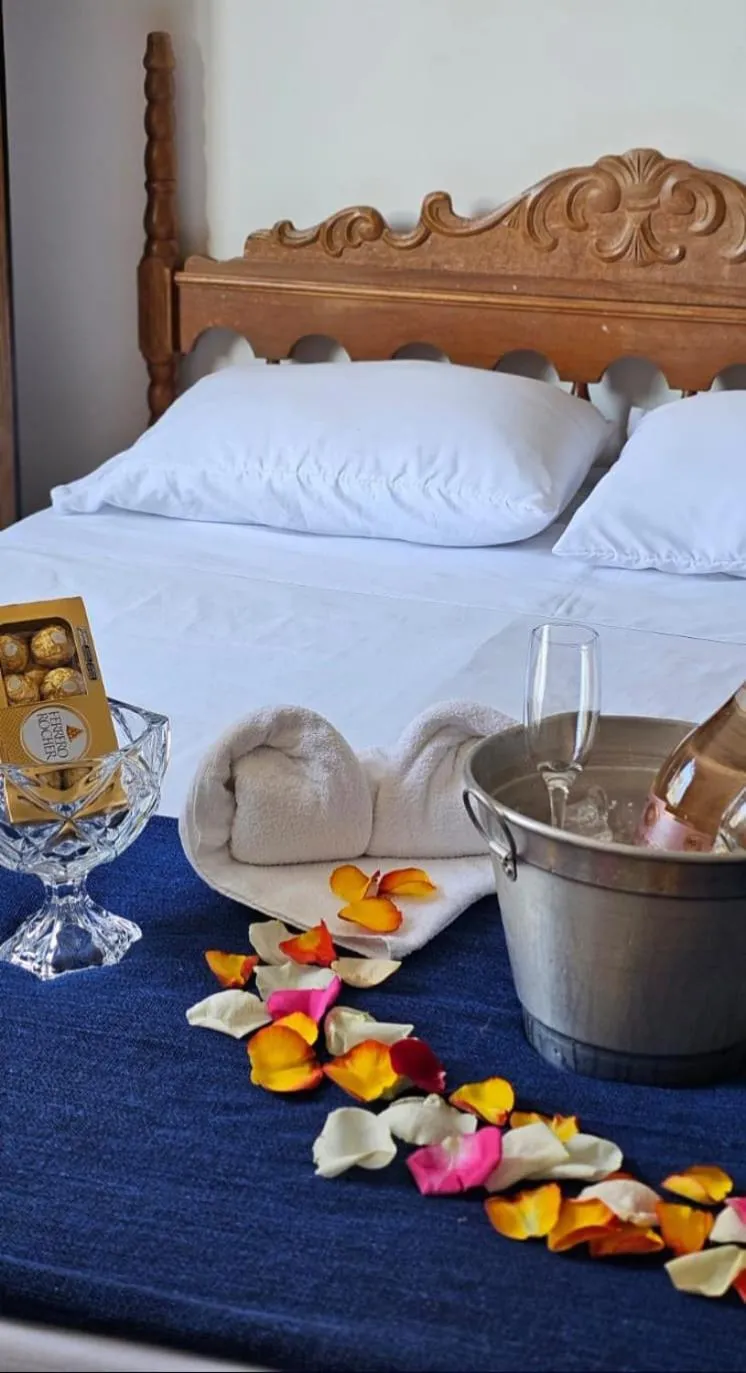 Bed in Pousada Barão Real
