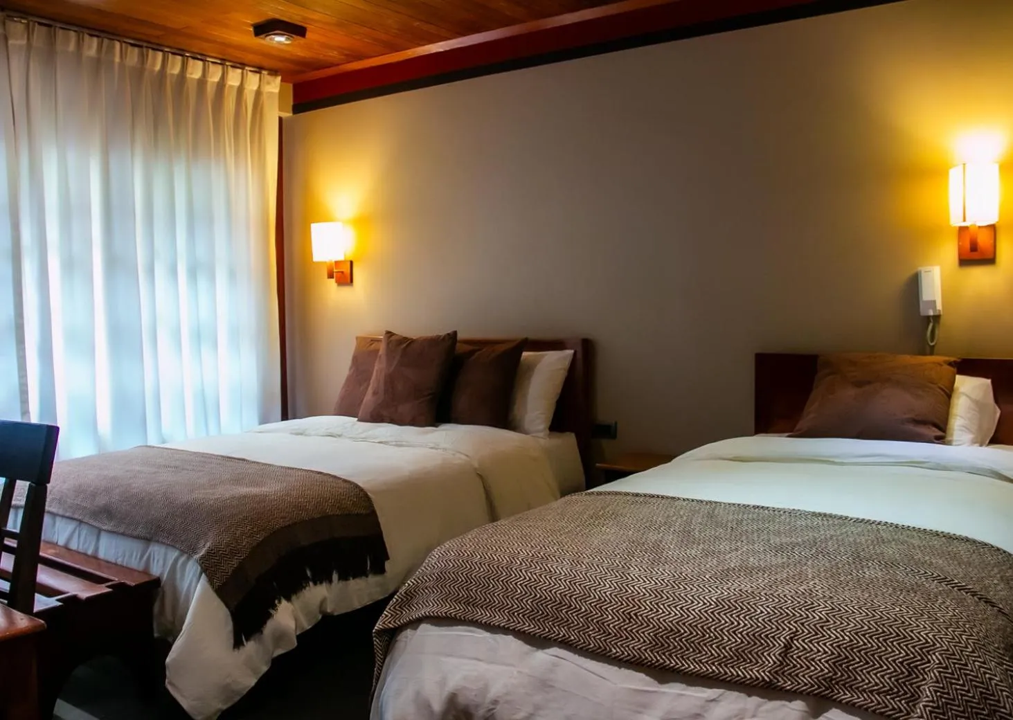 Bed in Hotel Heidinger