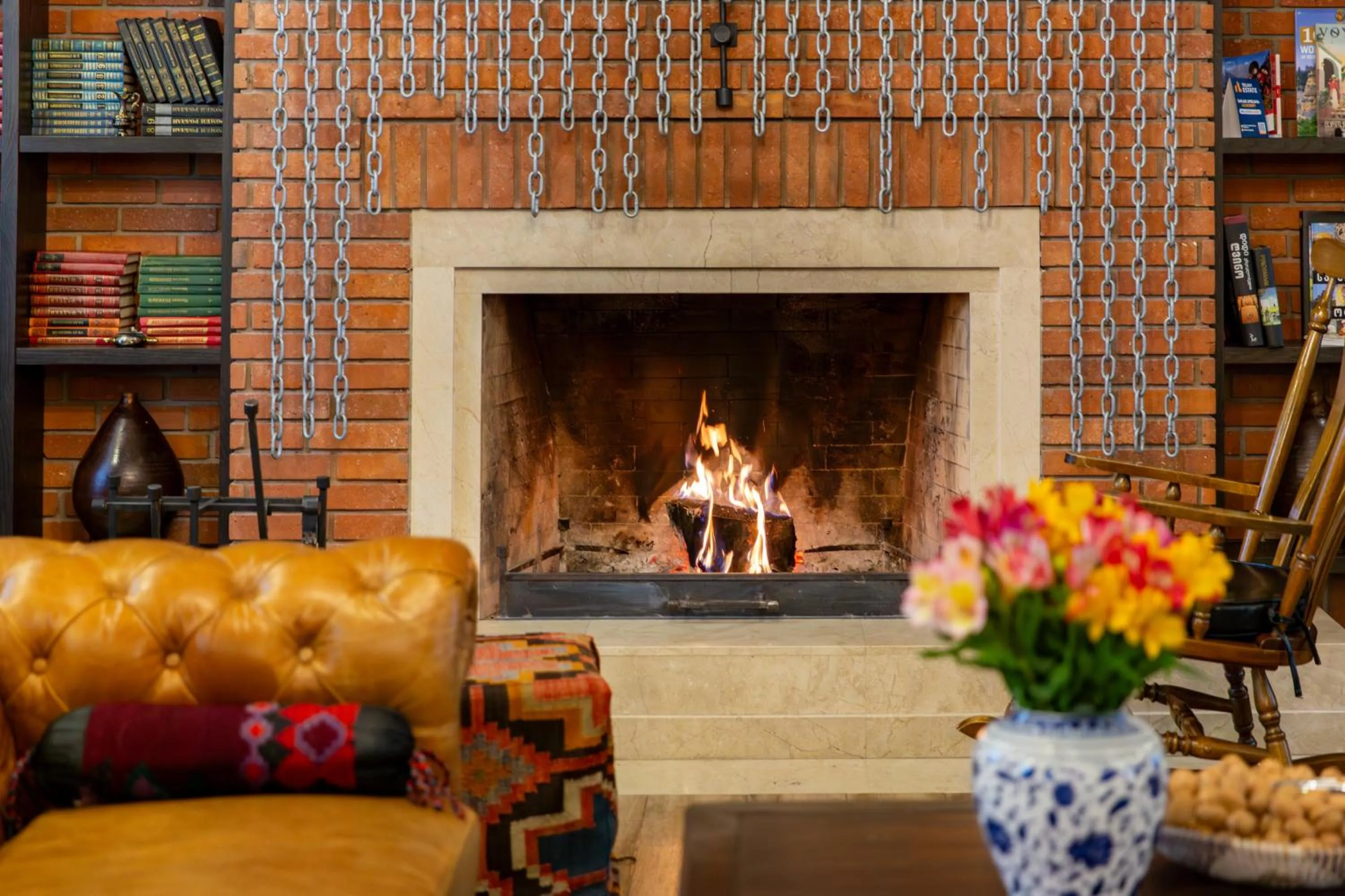 Seating area in Seventeen Rooms