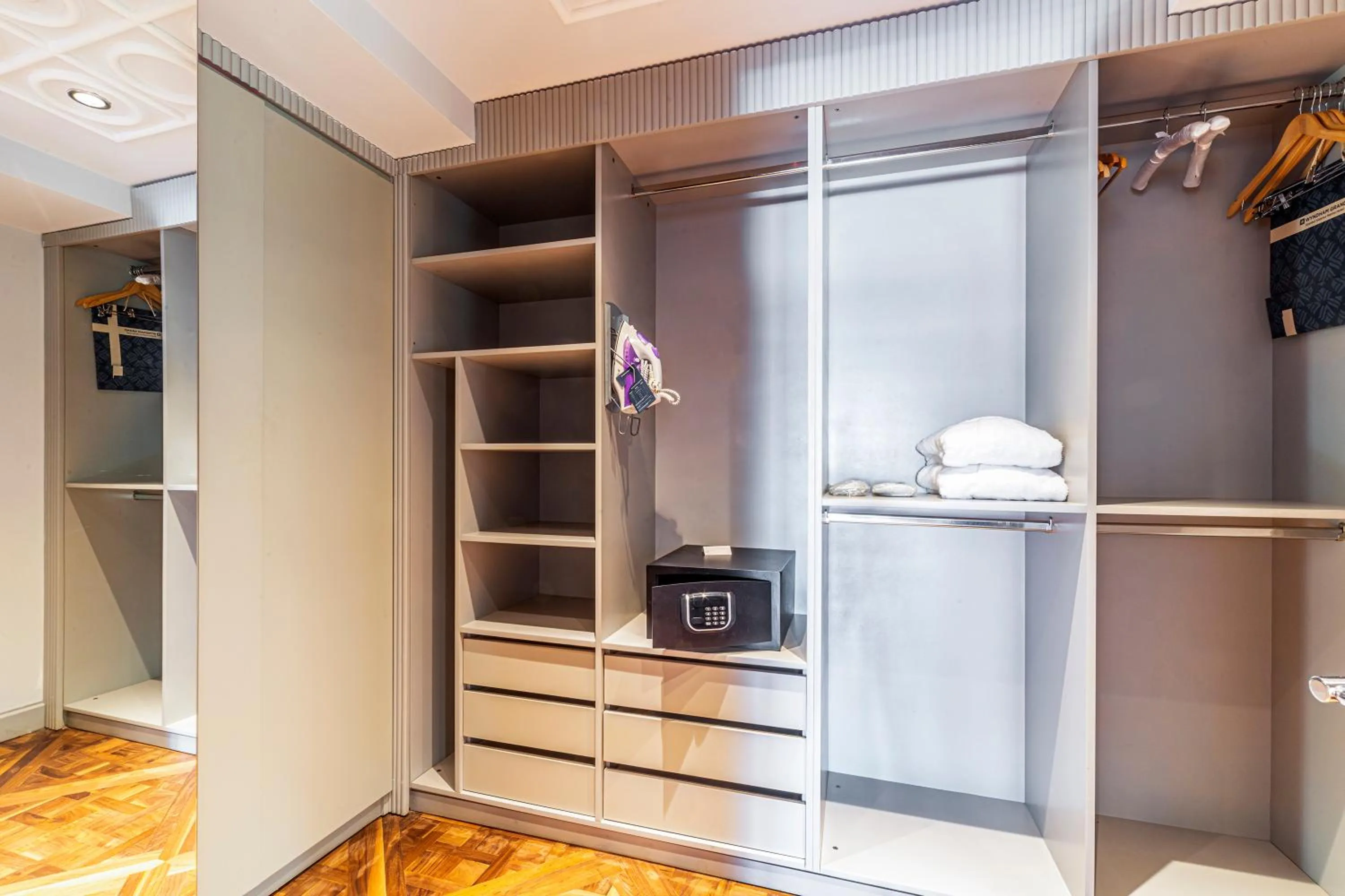 wardrobe in Wyndham Grand Istanbul Kalamış Marina Hotel