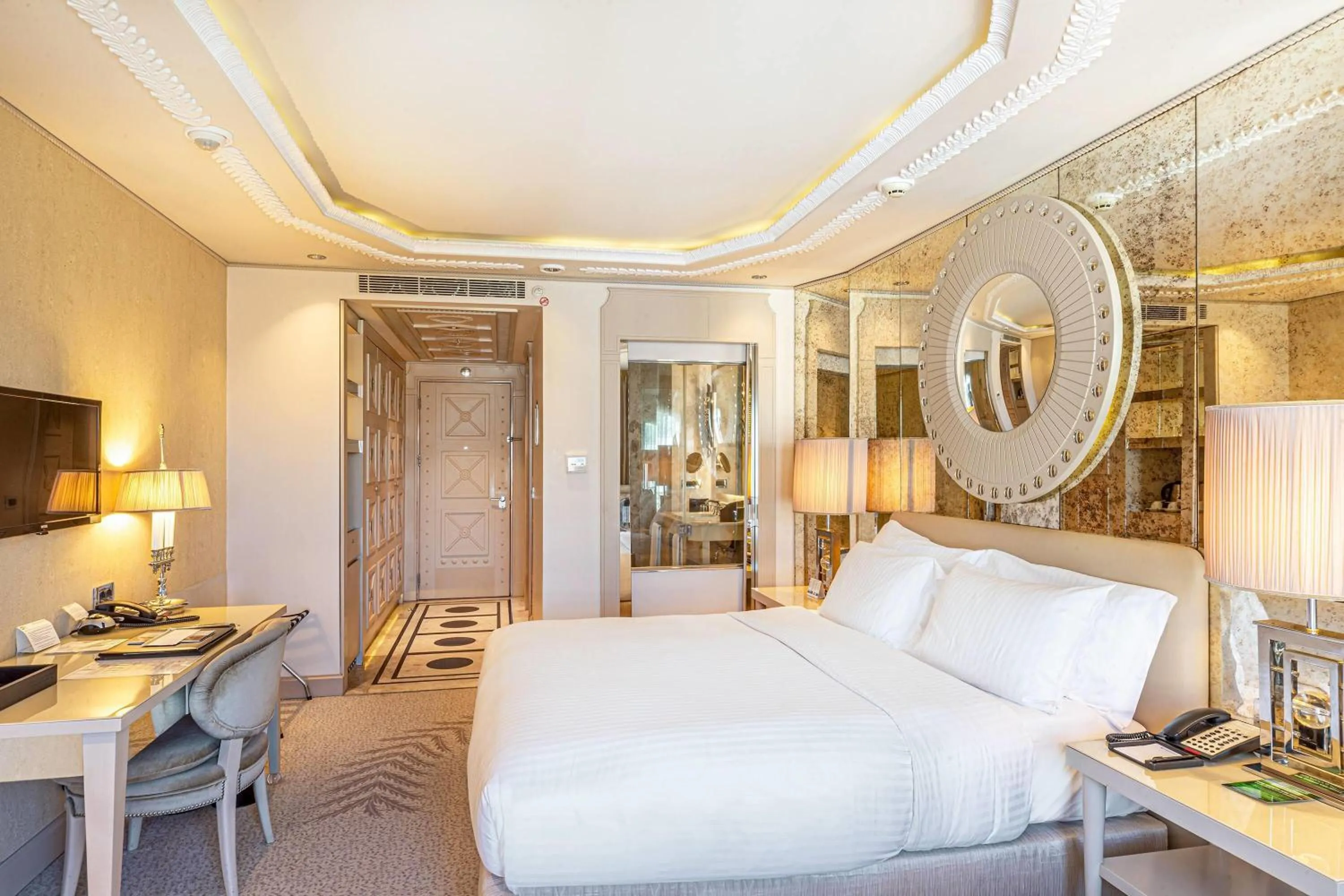 Photo of the whole room, Bed in Wyndham Grand Istanbul Kalamış Marina Hotel