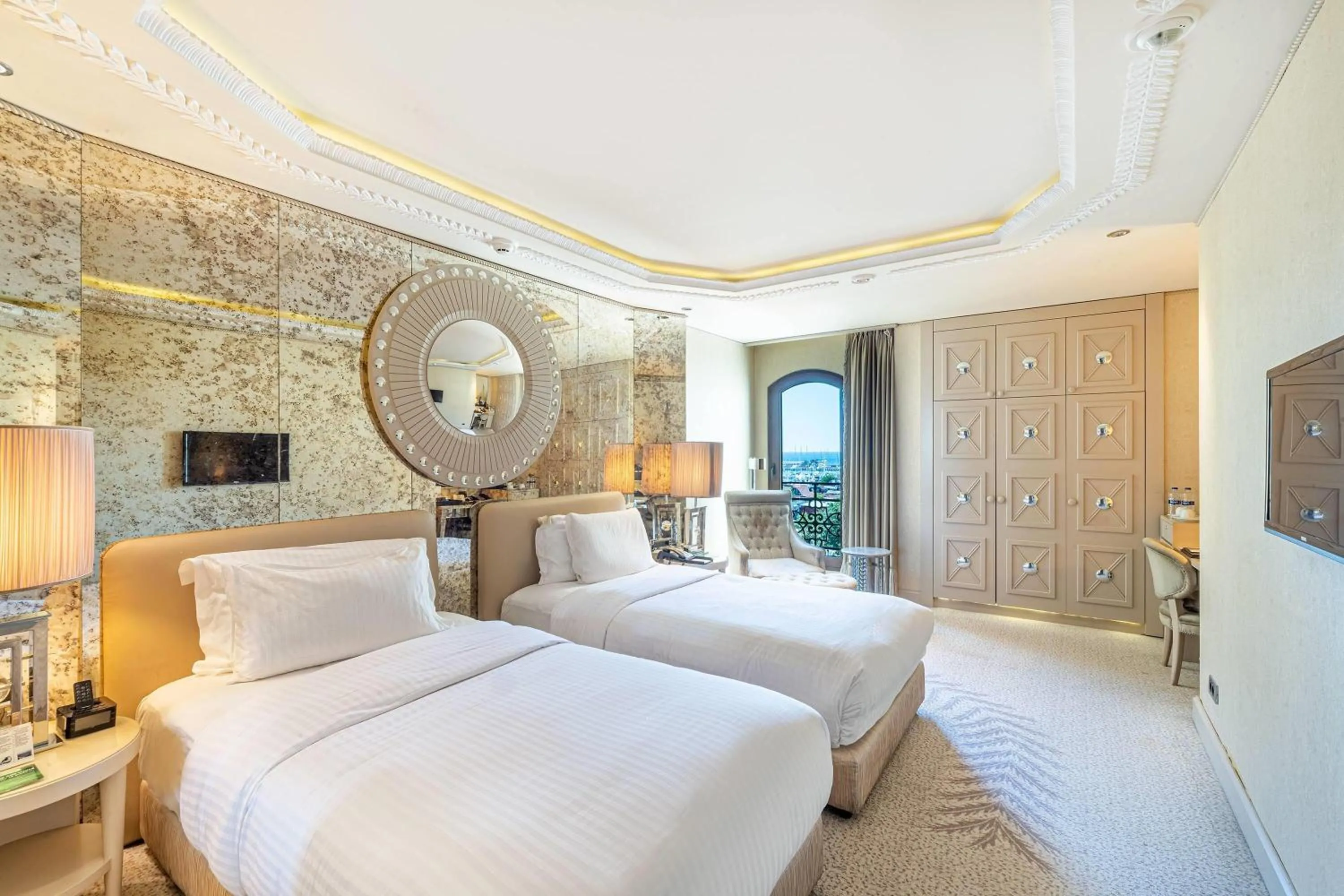 Photo of the whole room, Bed in Wyndham Grand Istanbul Kalamış Marina Hotel