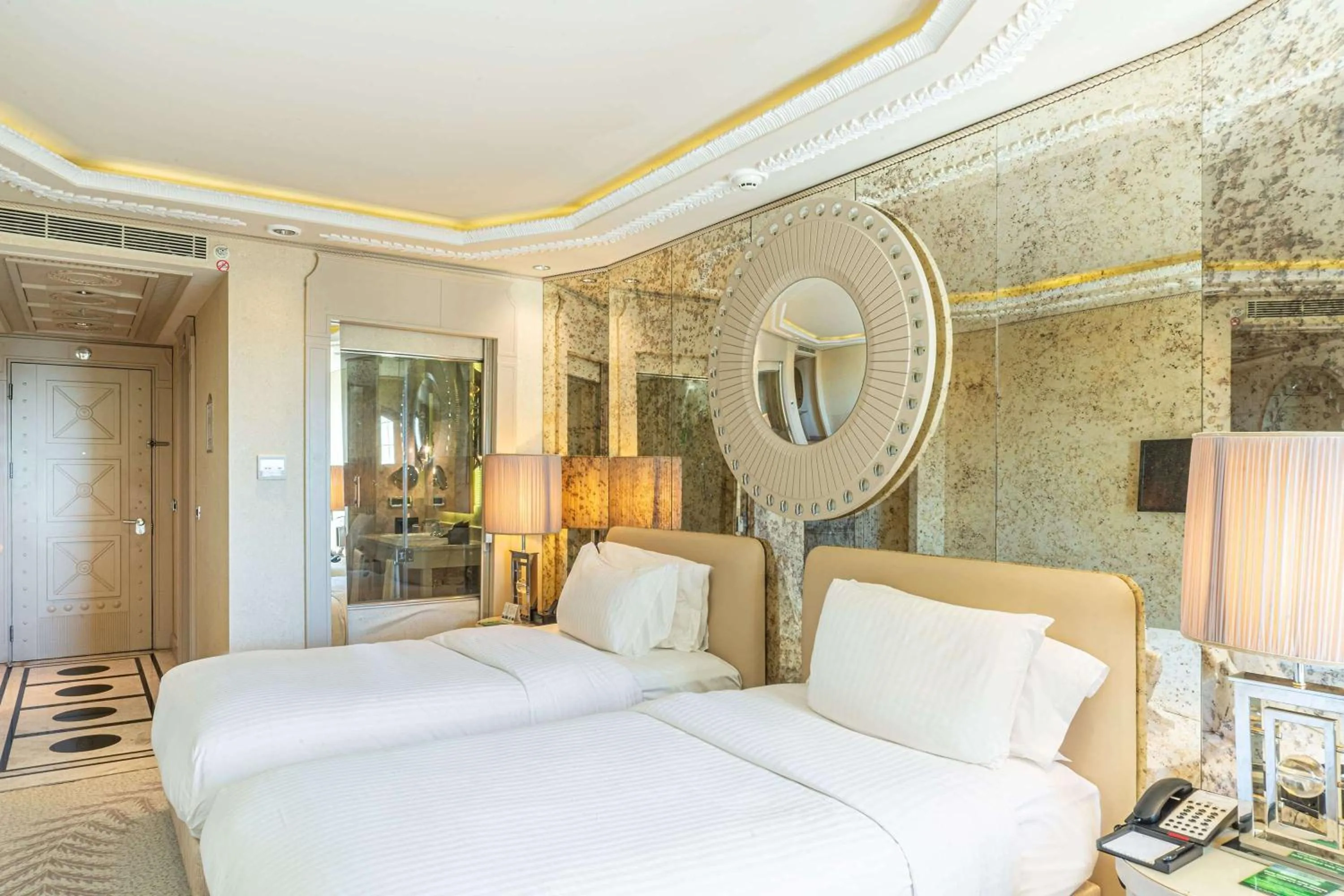 Photo of the whole room, Bed in Wyndham Grand Istanbul Kalamış Marina Hotel