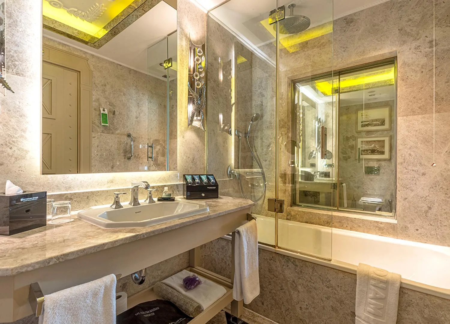 Bathroom in Wyndham Grand Istanbul Kalamış Marina Hotel