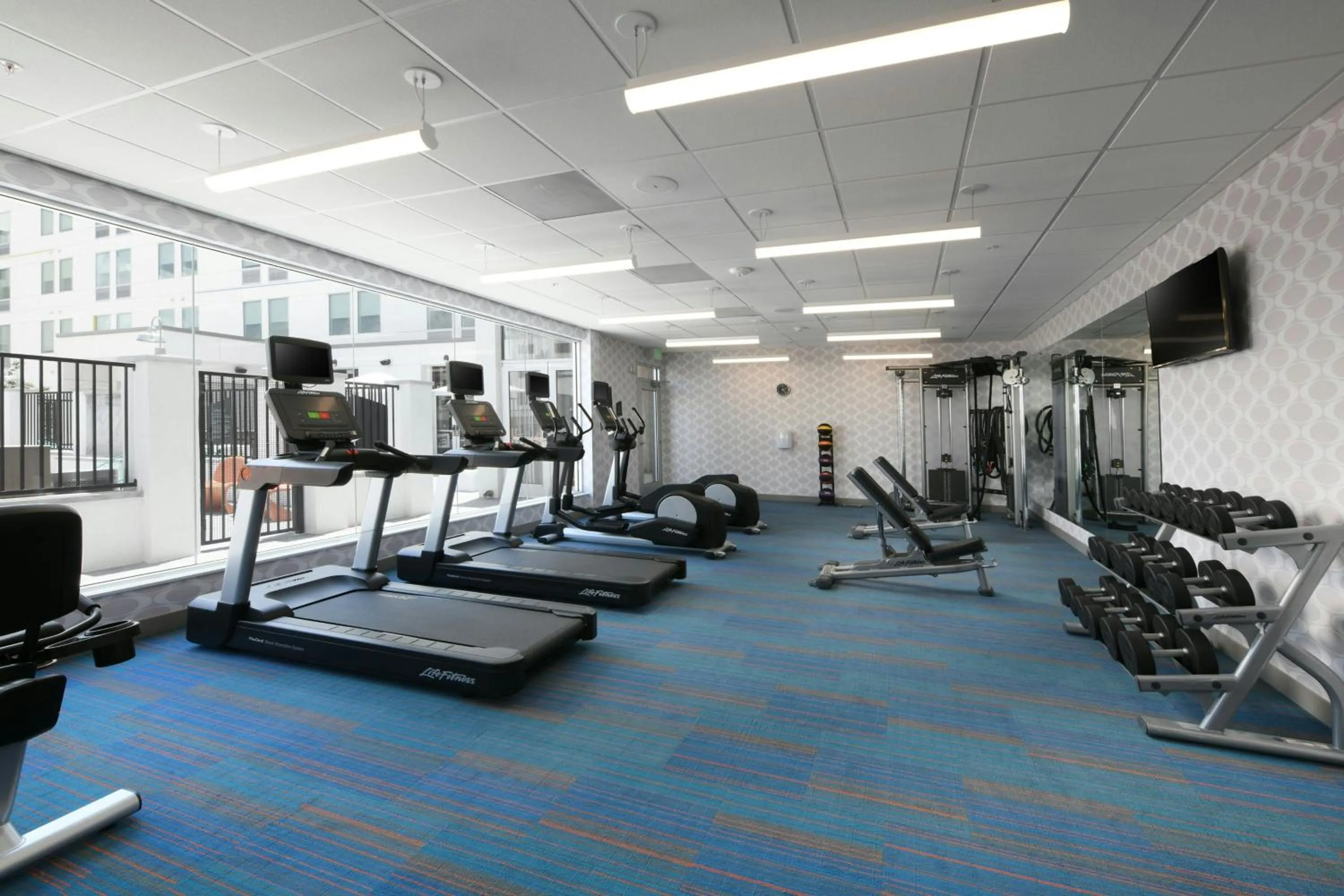 Fitness centre/facilities in Aloft Austin Round Rock