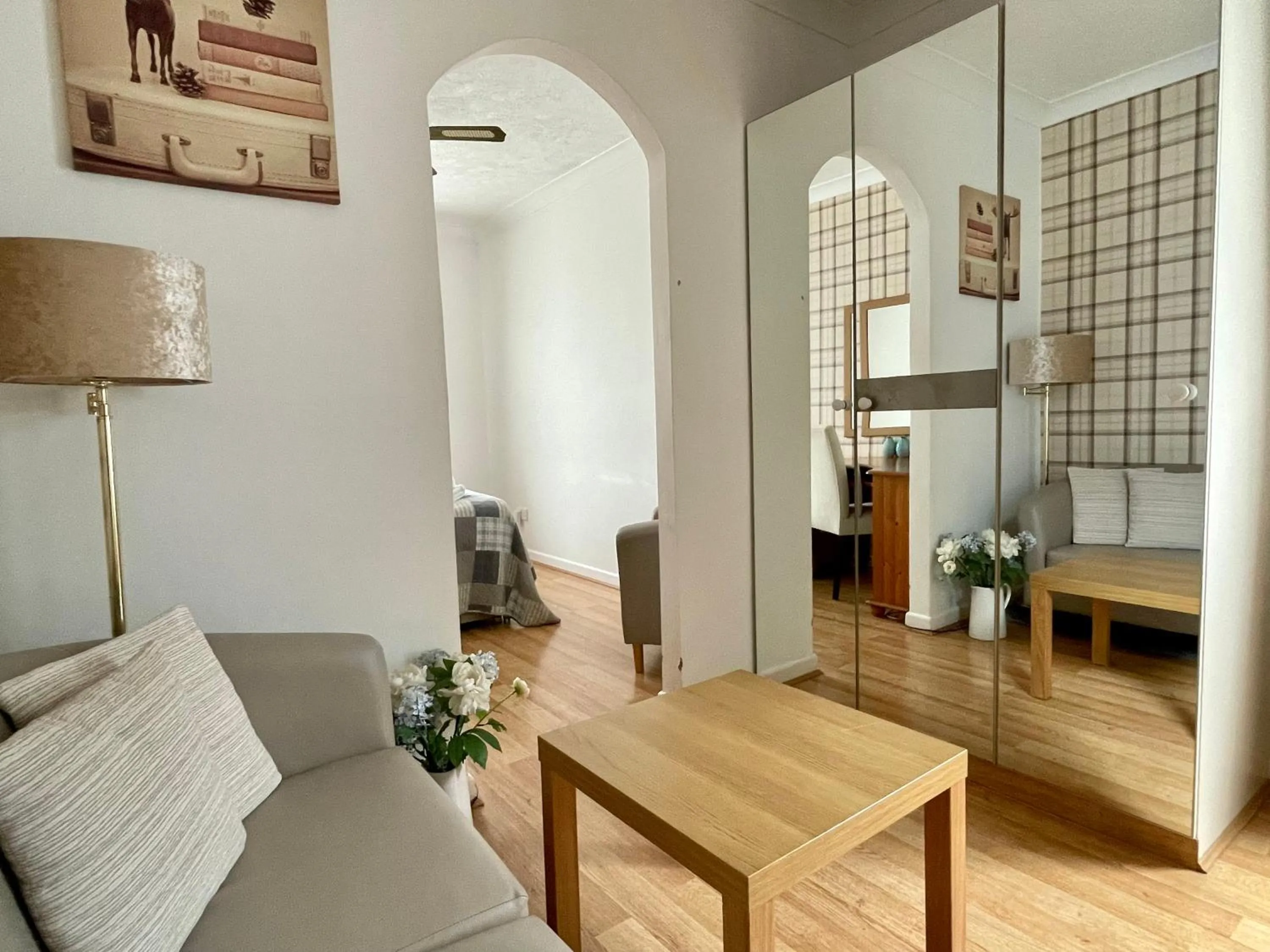 Seating area in Little Connaught House