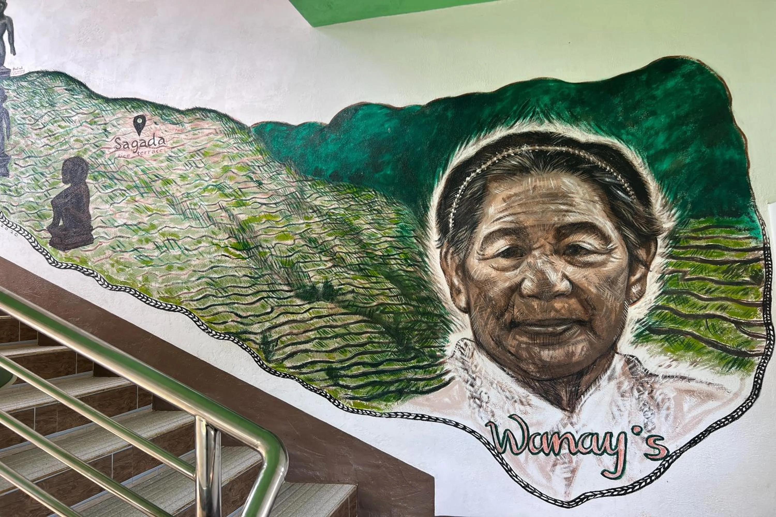 Decorative detail in Wanay's Rocky Mountain Homestay