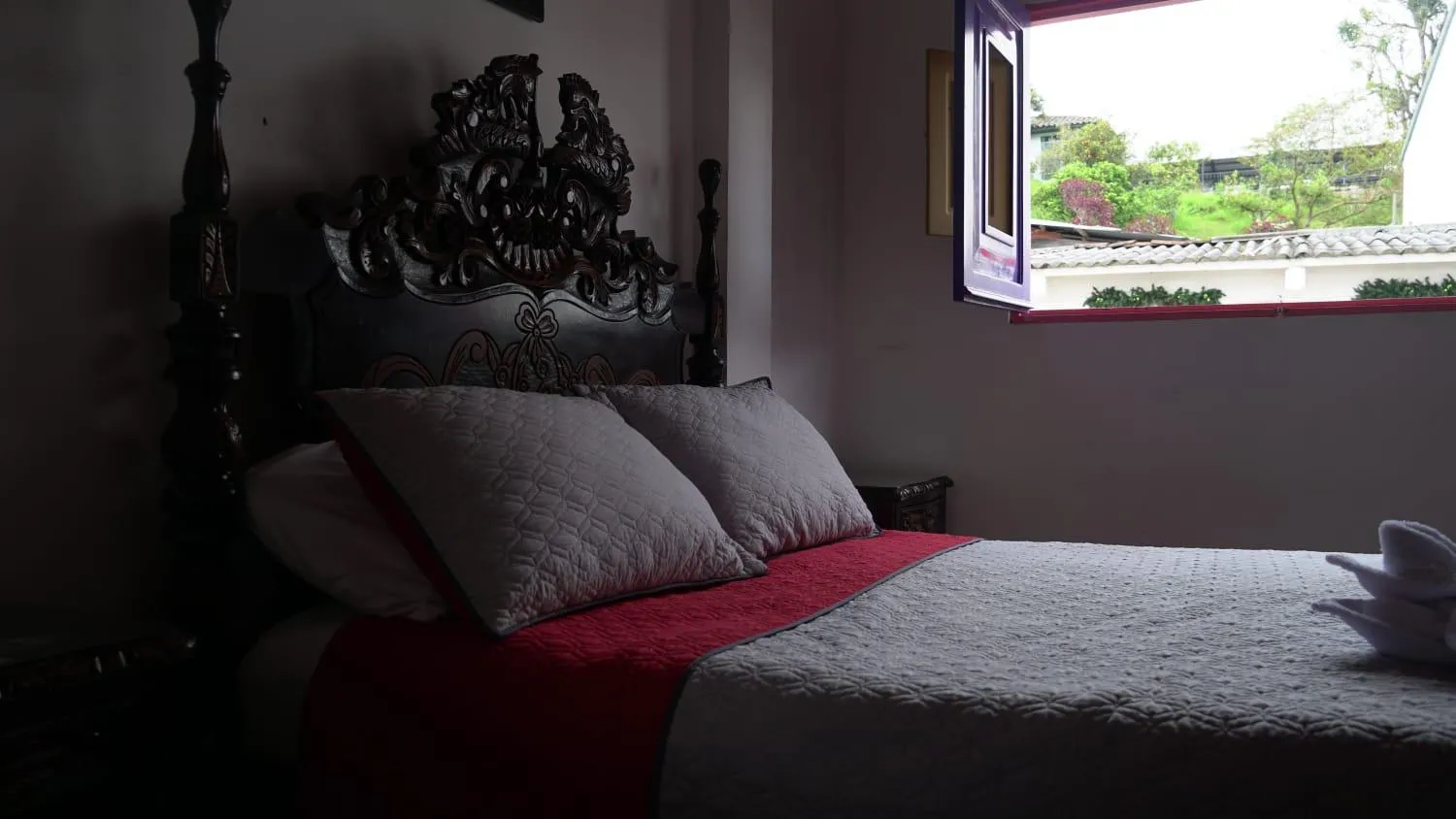 Bed in Hostal Palmas De Cocora