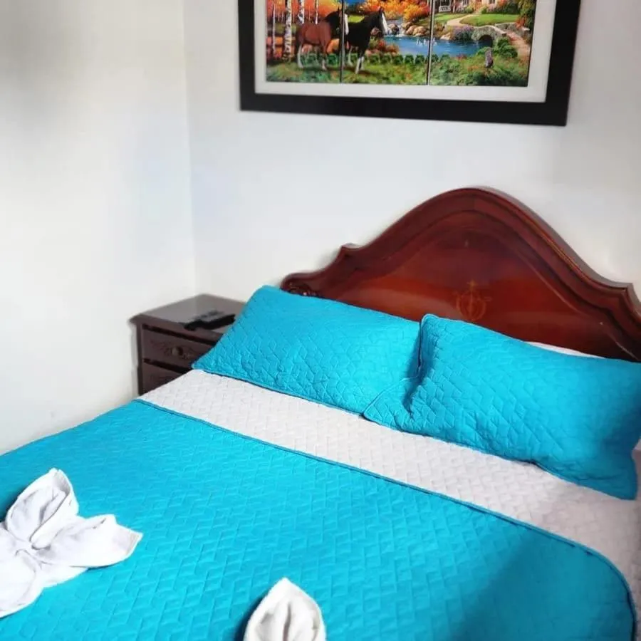 Bed in Hostal Palmas De Cocora