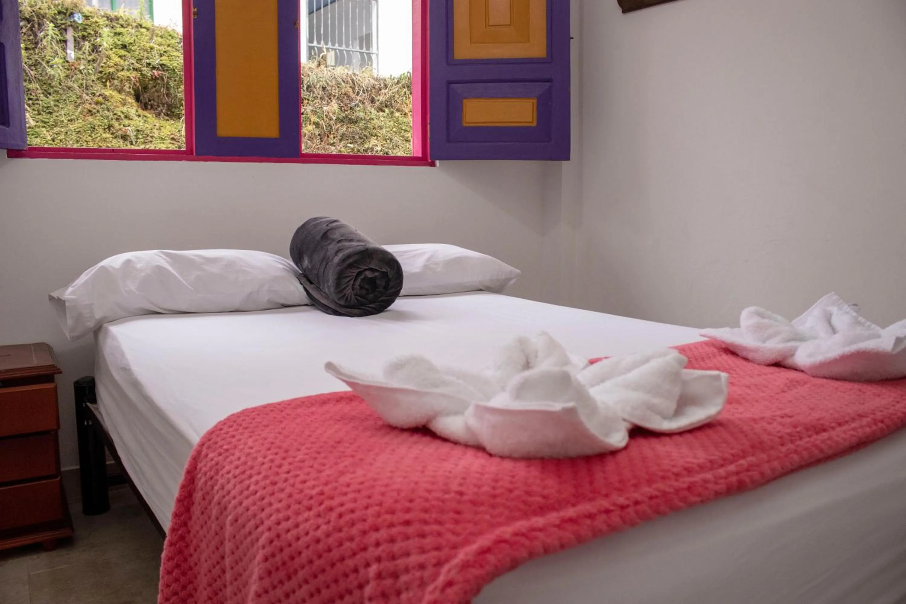 Bed in Hostal Palmas De Cocora