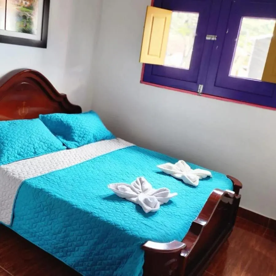 Bed in Hostal Palmas De Cocora