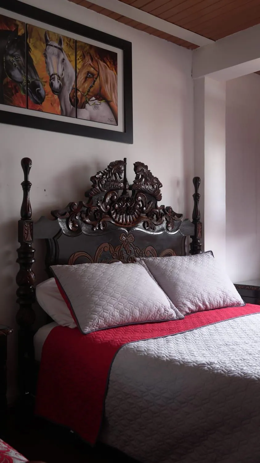 Bed in Hostal Palmas De Cocora