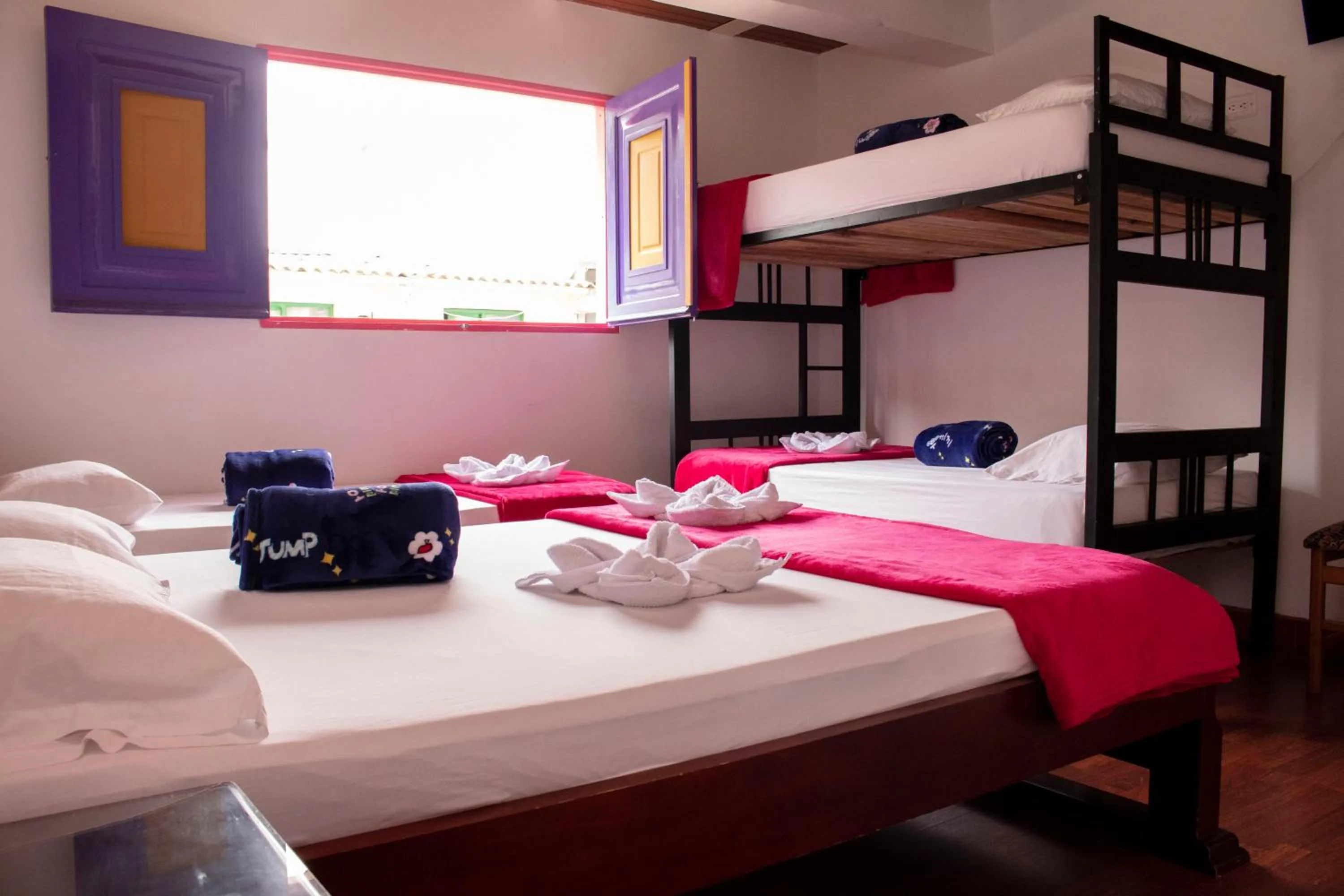Bed in Hostal Palmas De Cocora