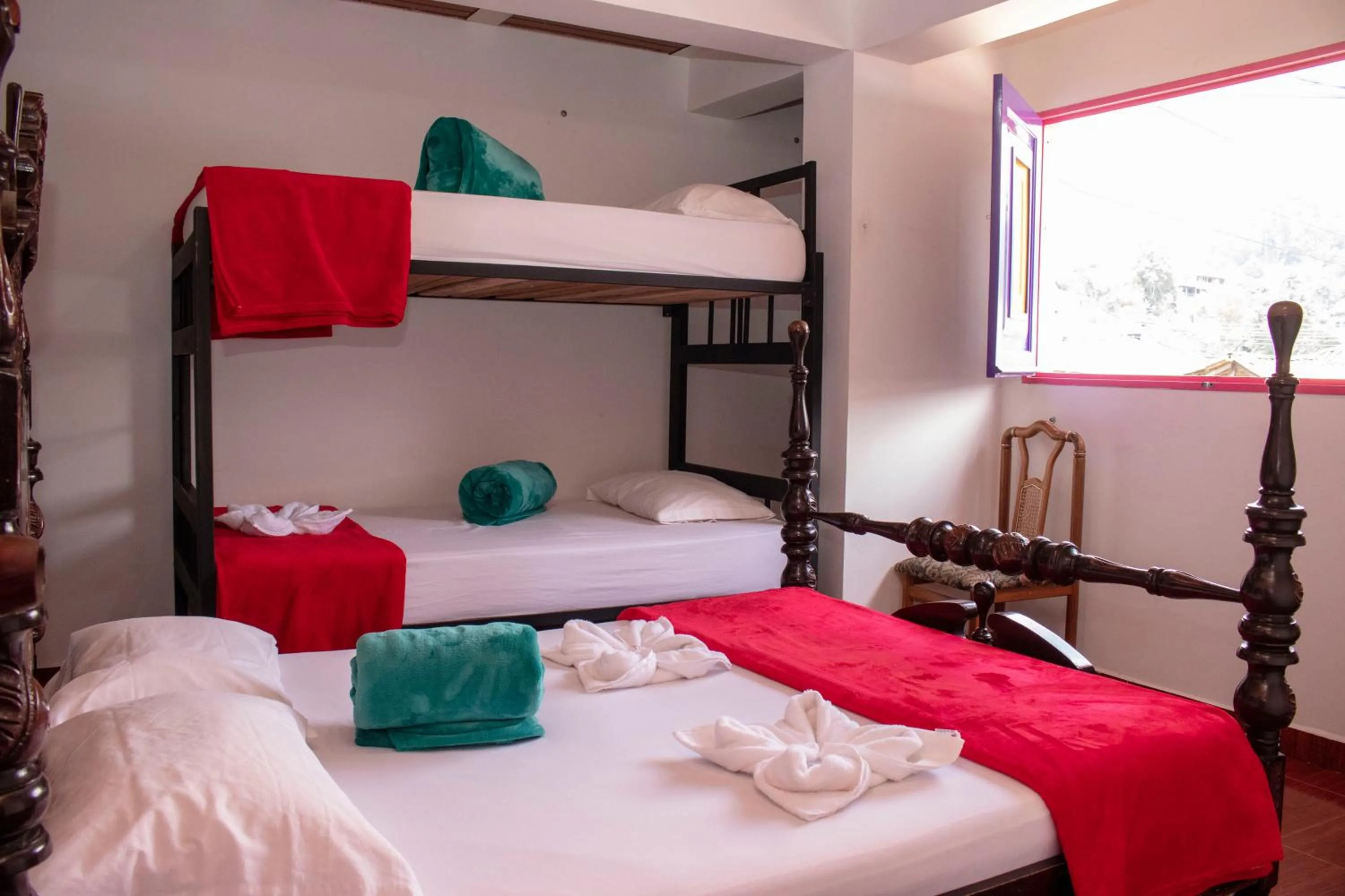 Bed in Hostal Palmas De Cocora