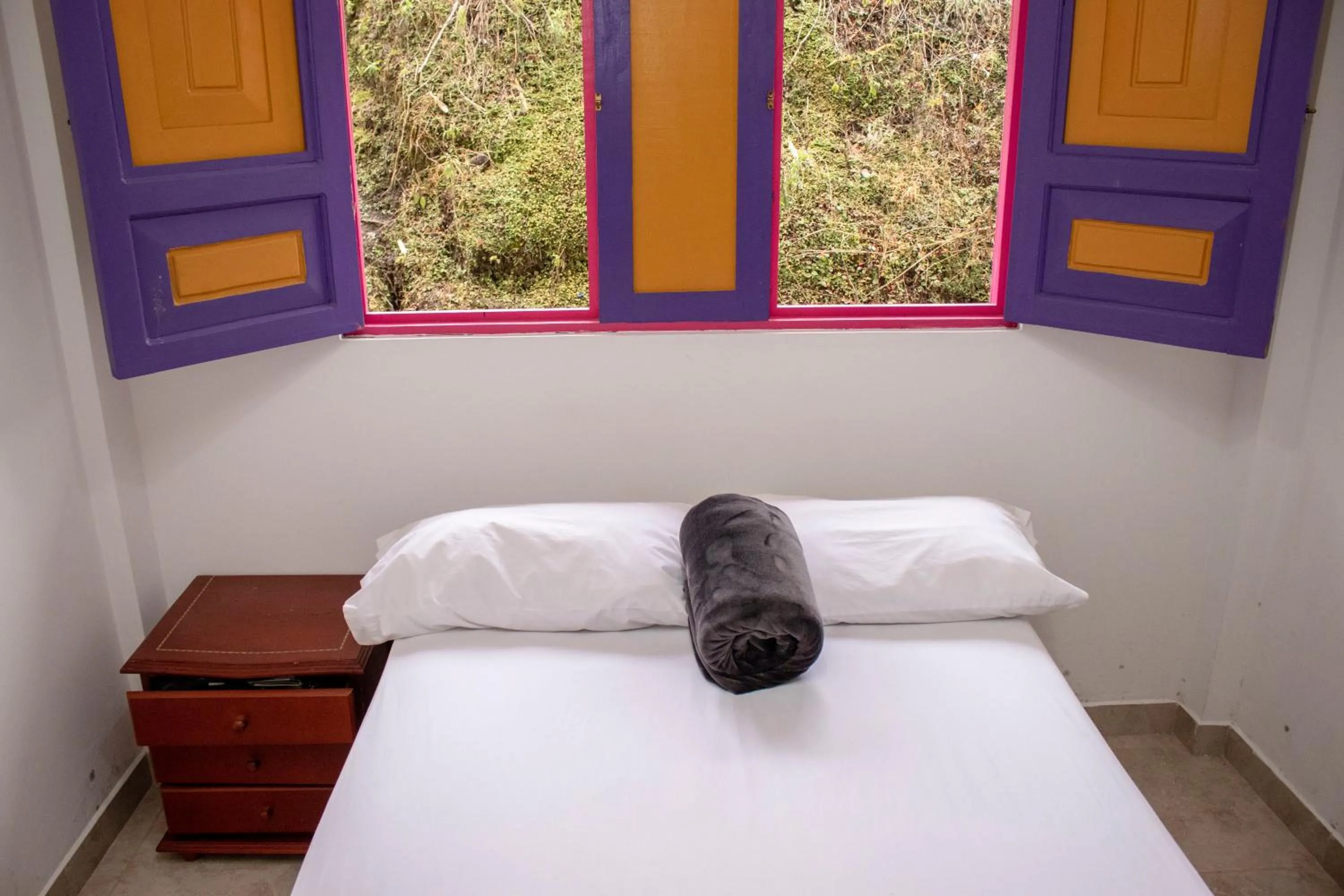 Bed in Hostal Palmas De Cocora