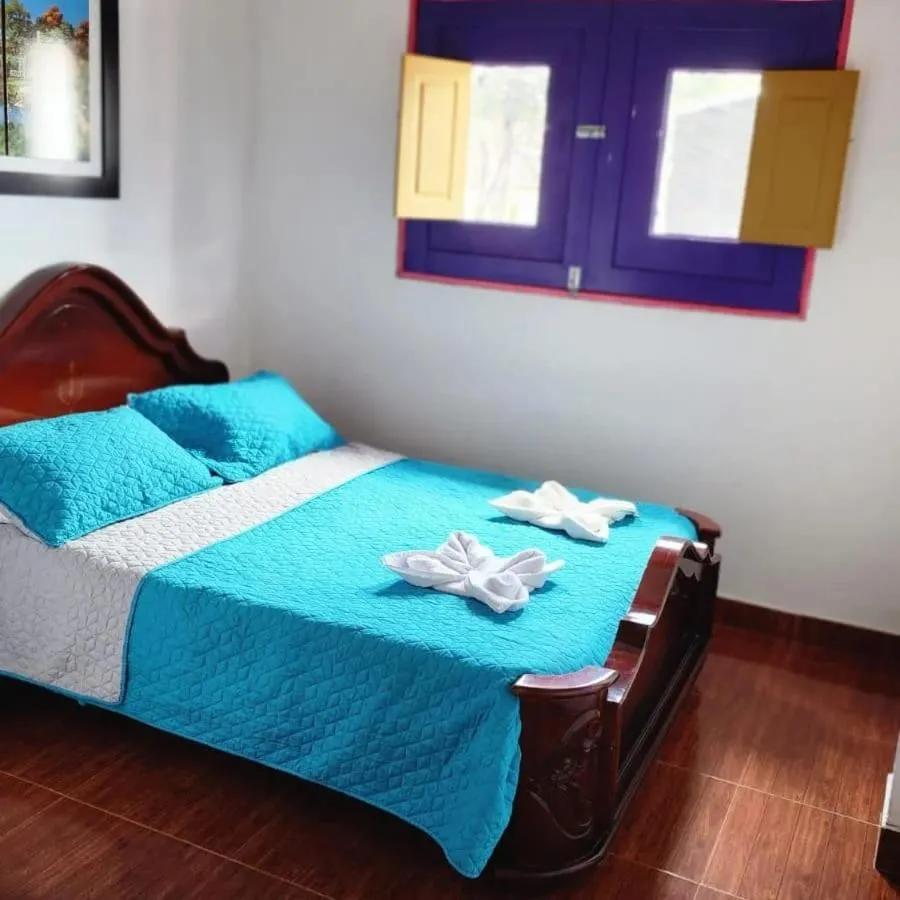 Bed in Hostal Palmas De Cocora