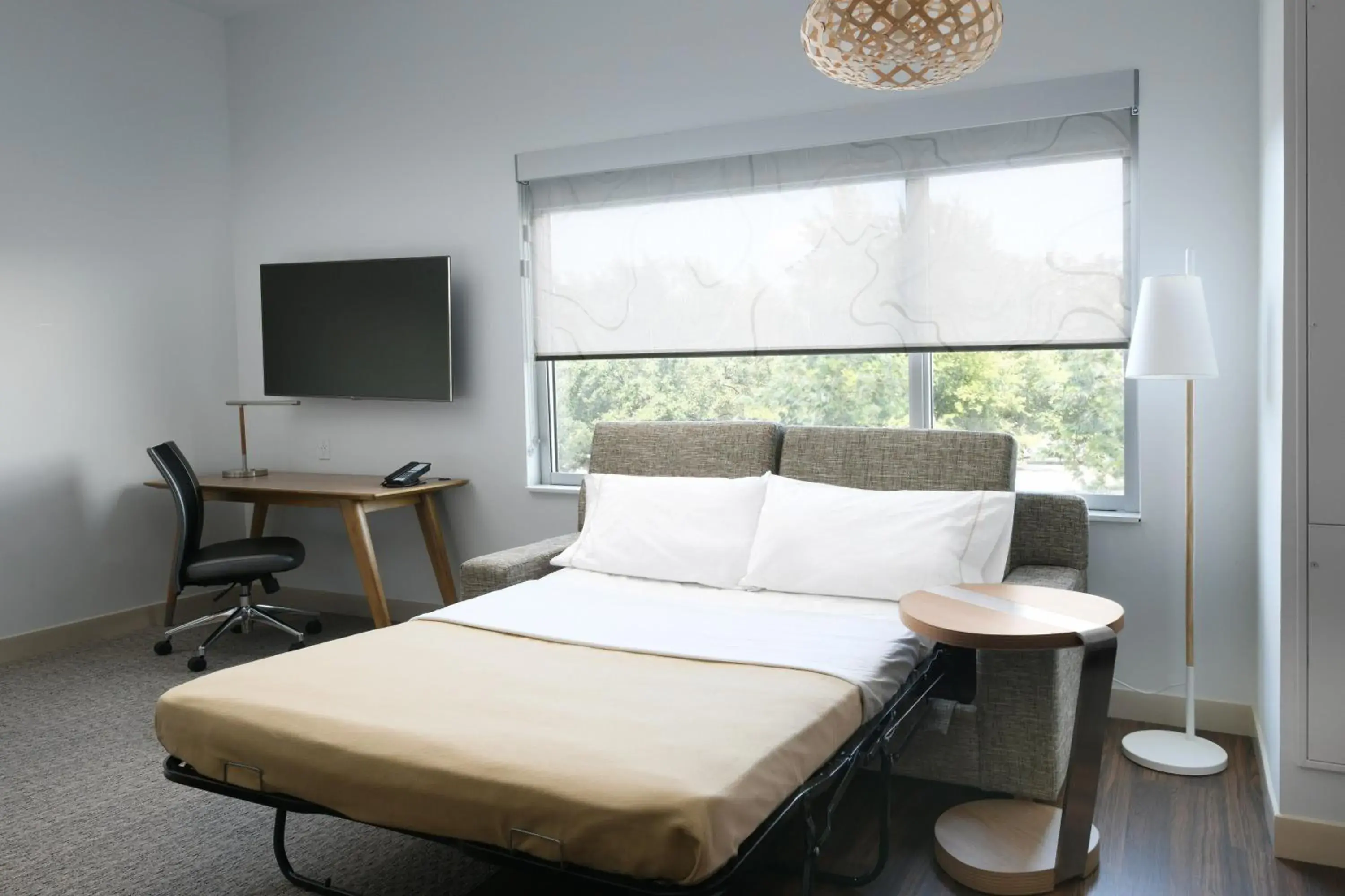 Queen Studio with Sofa Bed - Hearing Accessible in Element Austin Round Rock Queen Studio with Sofa Bed - Hearing Accessible in Element Austin Round Rock