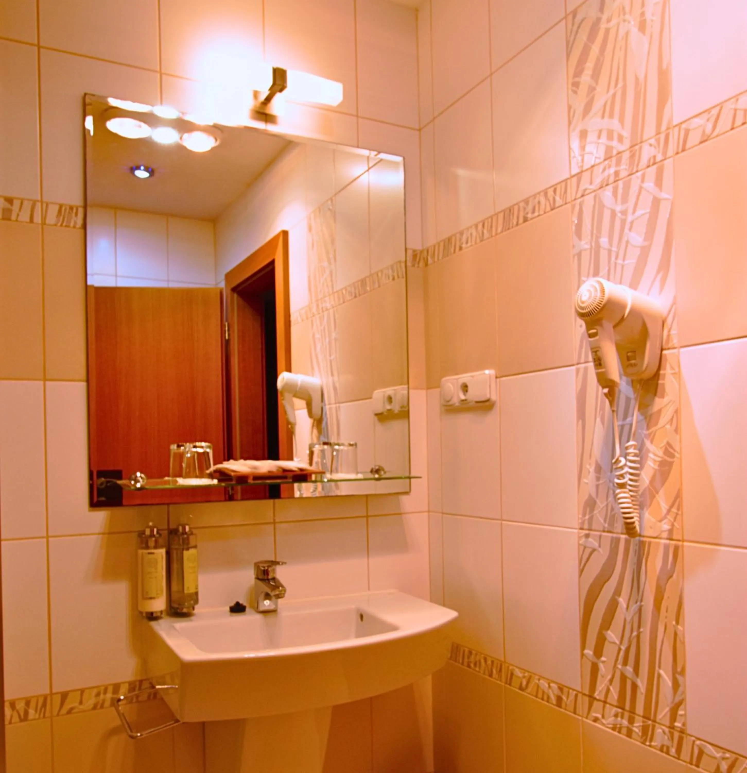 Bathroom in Danubia Gate Hotel