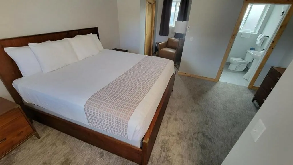 Bed in Topaz Lodge