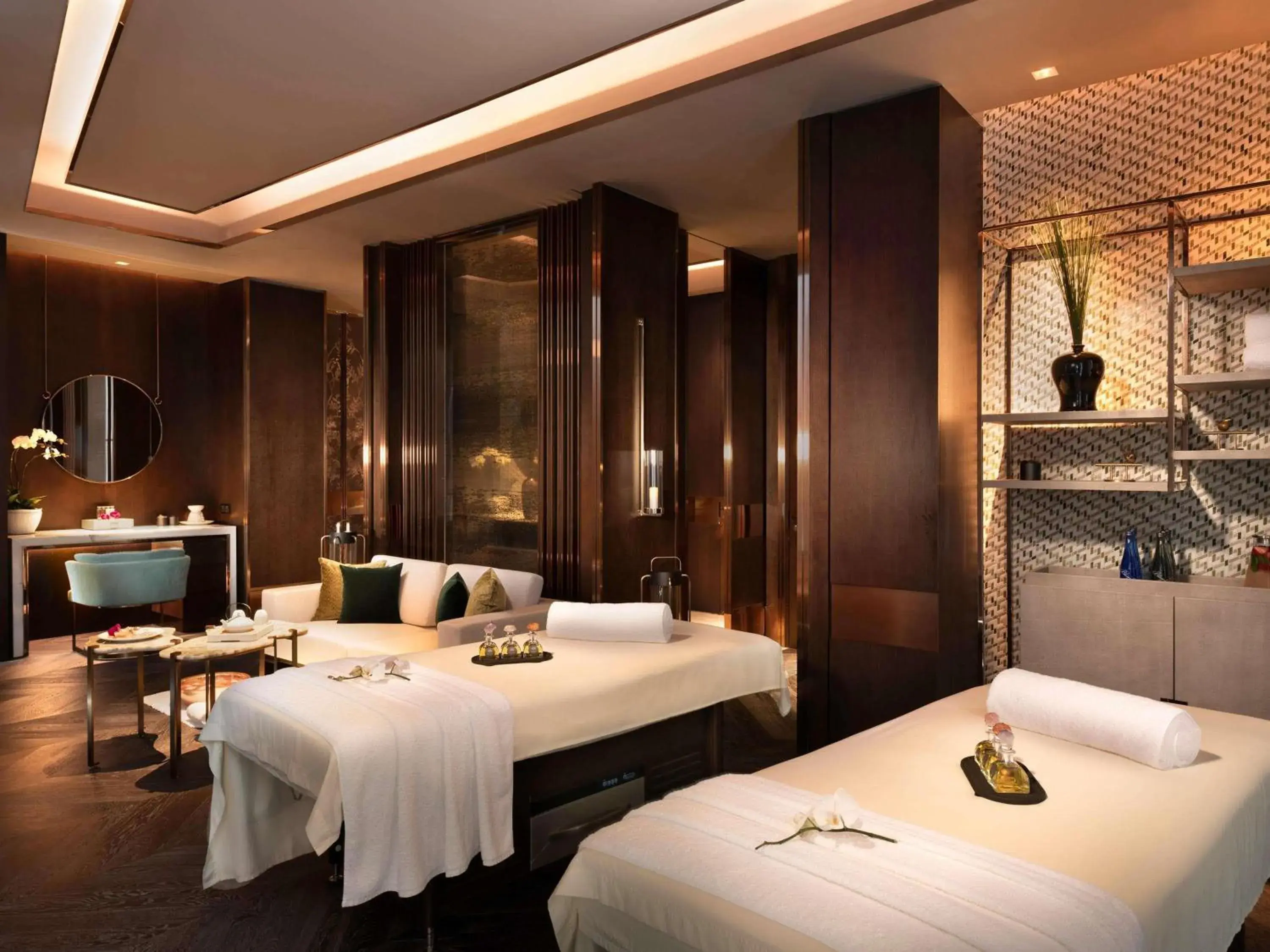 Spa and wellness centre/facilities, Bed in Raffles Shenzhen Spa and wellness centre/facilities, Bed in Raffles Shenzhen