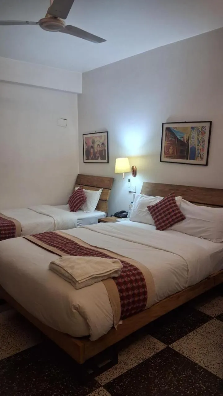 Bed in Pacific Guest House