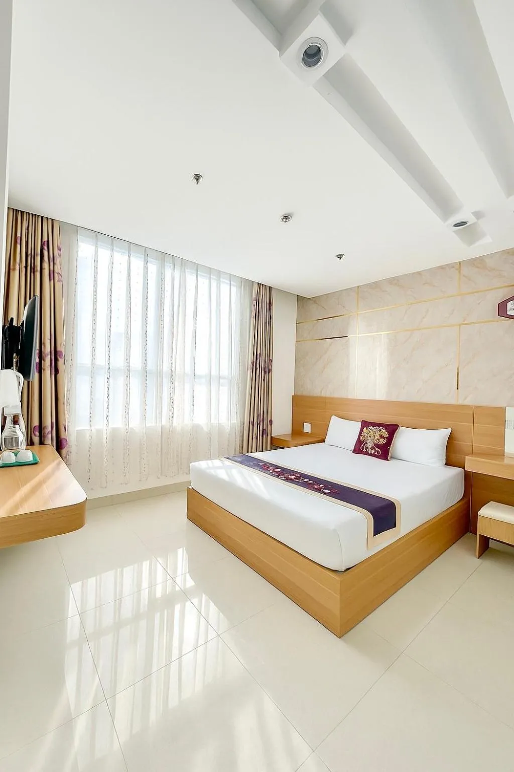 Bed in Hồng Tâm Hotel