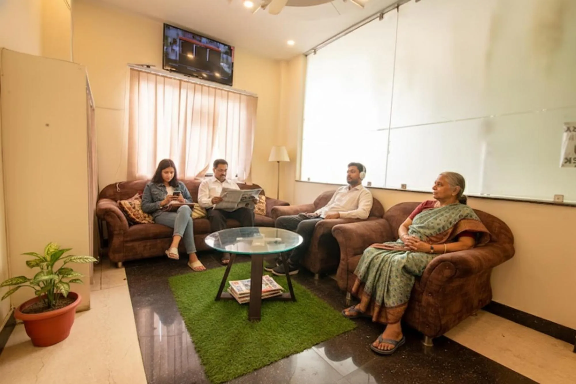 Lobby or reception in FabHotel As Residency