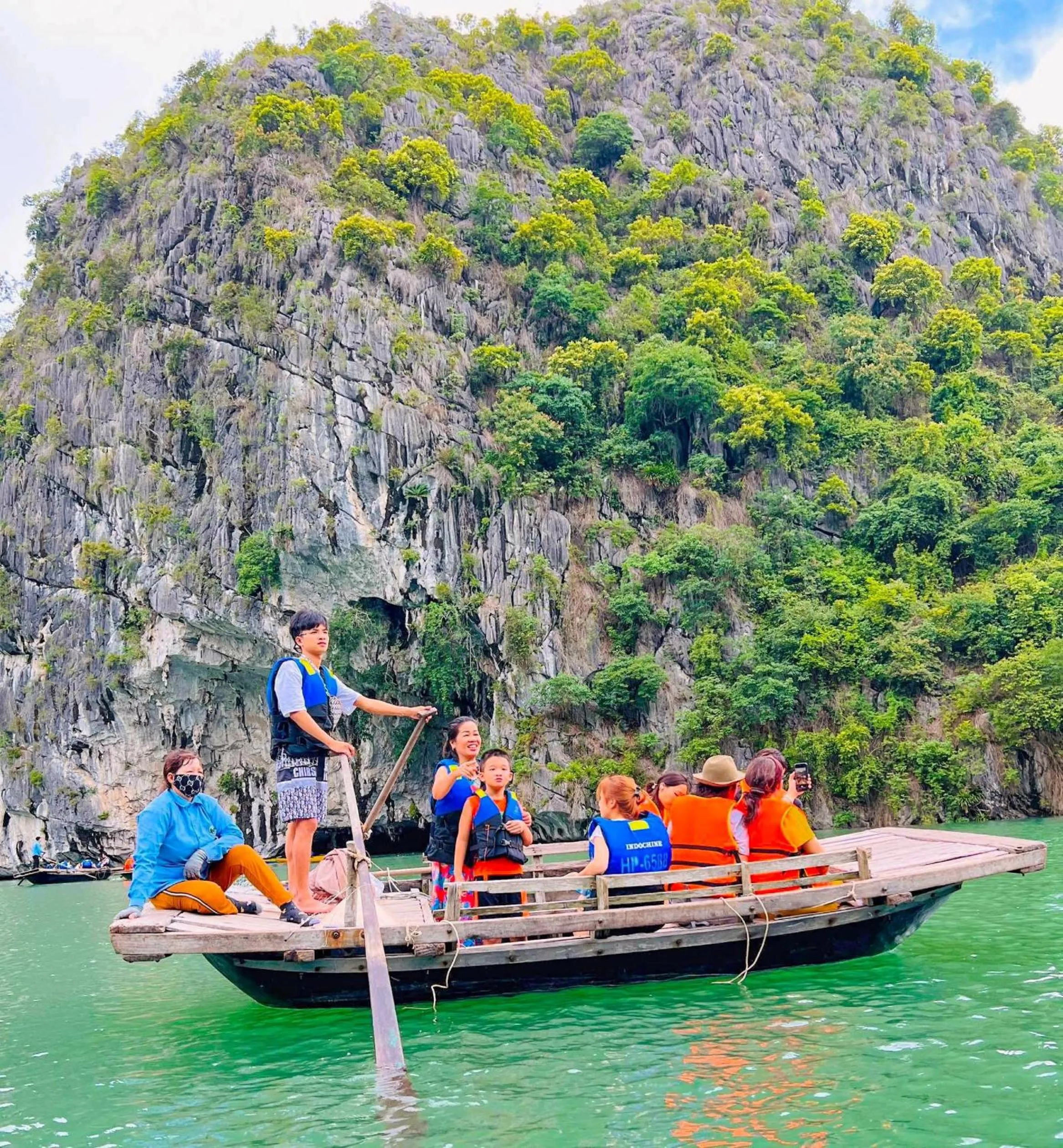 People in Indochine Cruise Lan Ha Bay