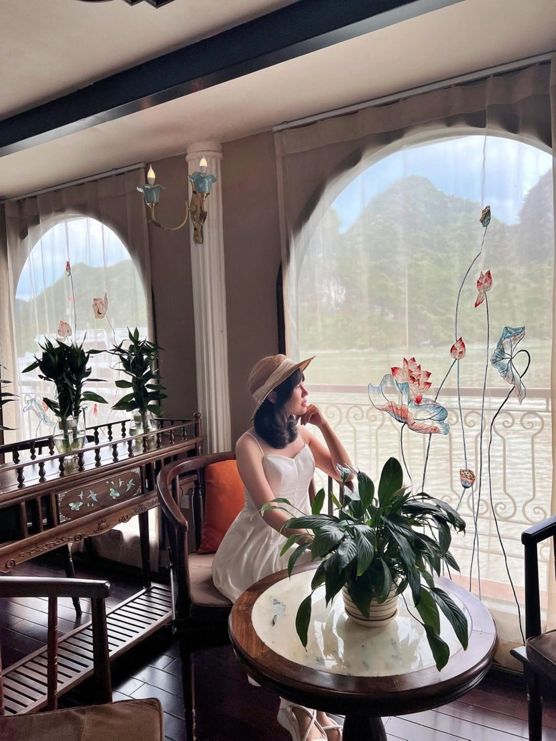 Natural landscape in Indochine Cruise Lan Ha Bay