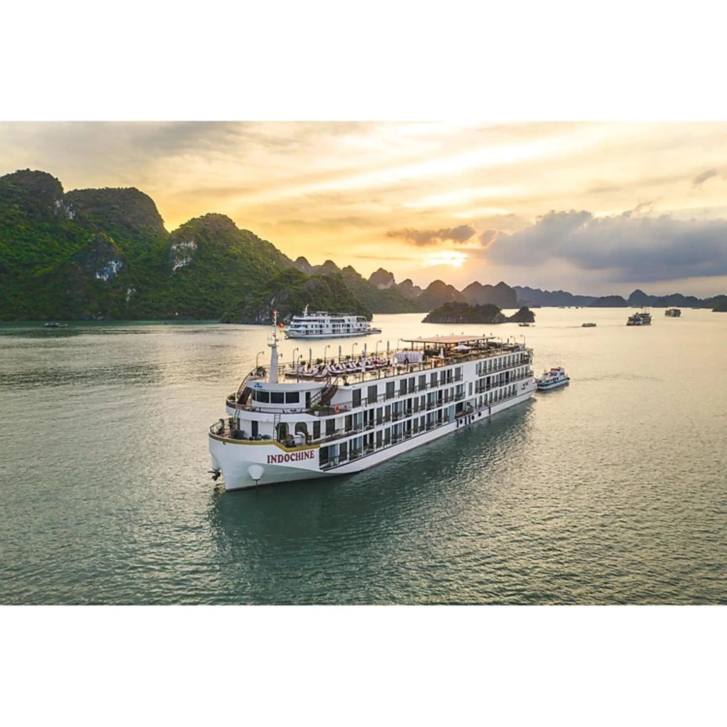 Natural landscape in Indochine Cruise Lan Ha Bay