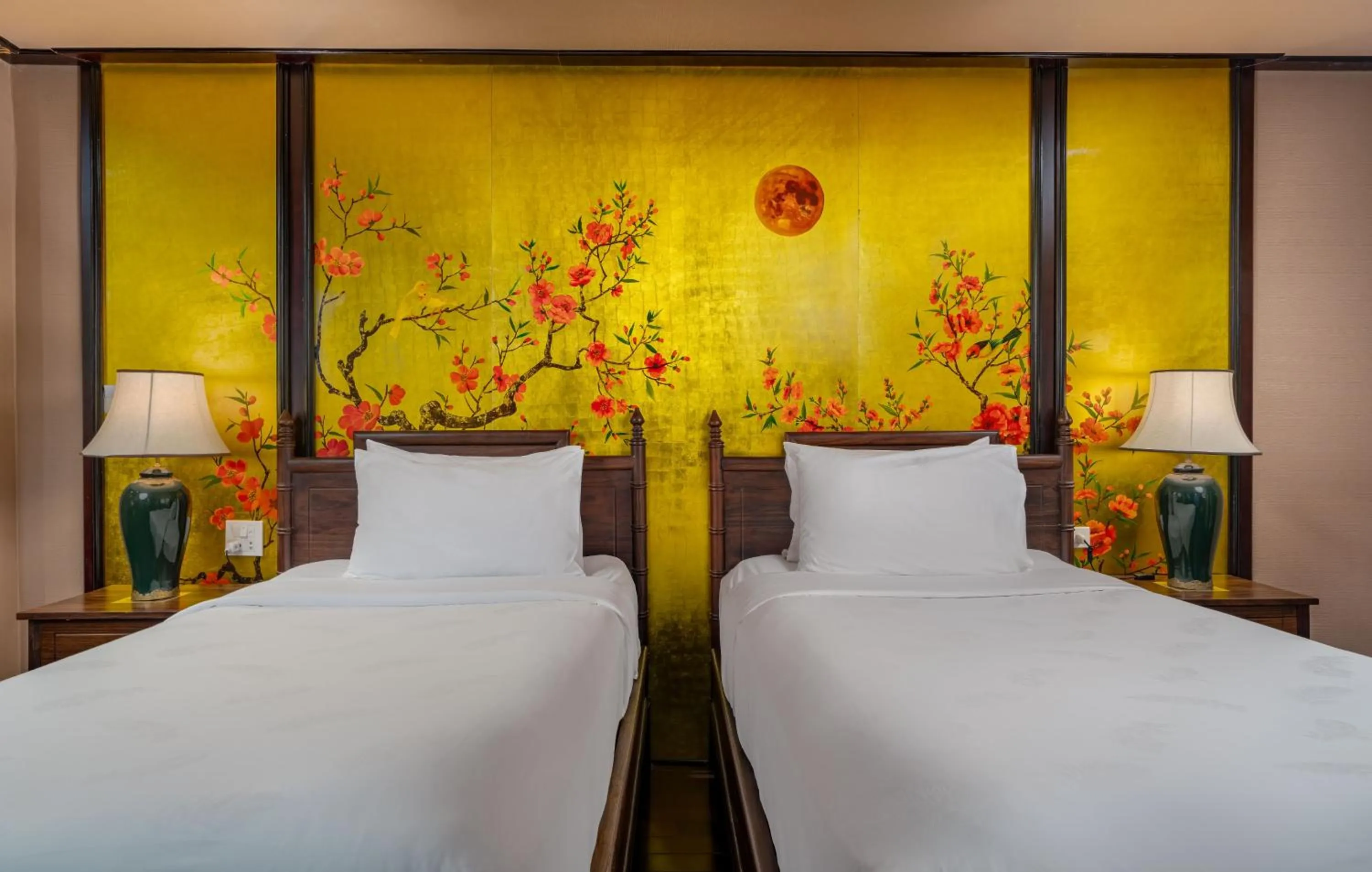 Bed in Indochine Cruise Lan Ha Bay