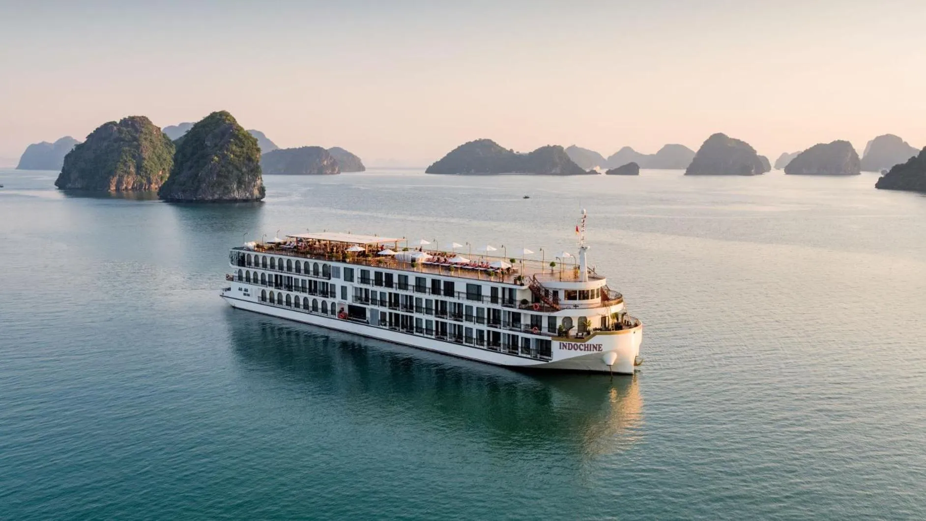 Natural landscape in Indochine Cruise Lan Ha Bay