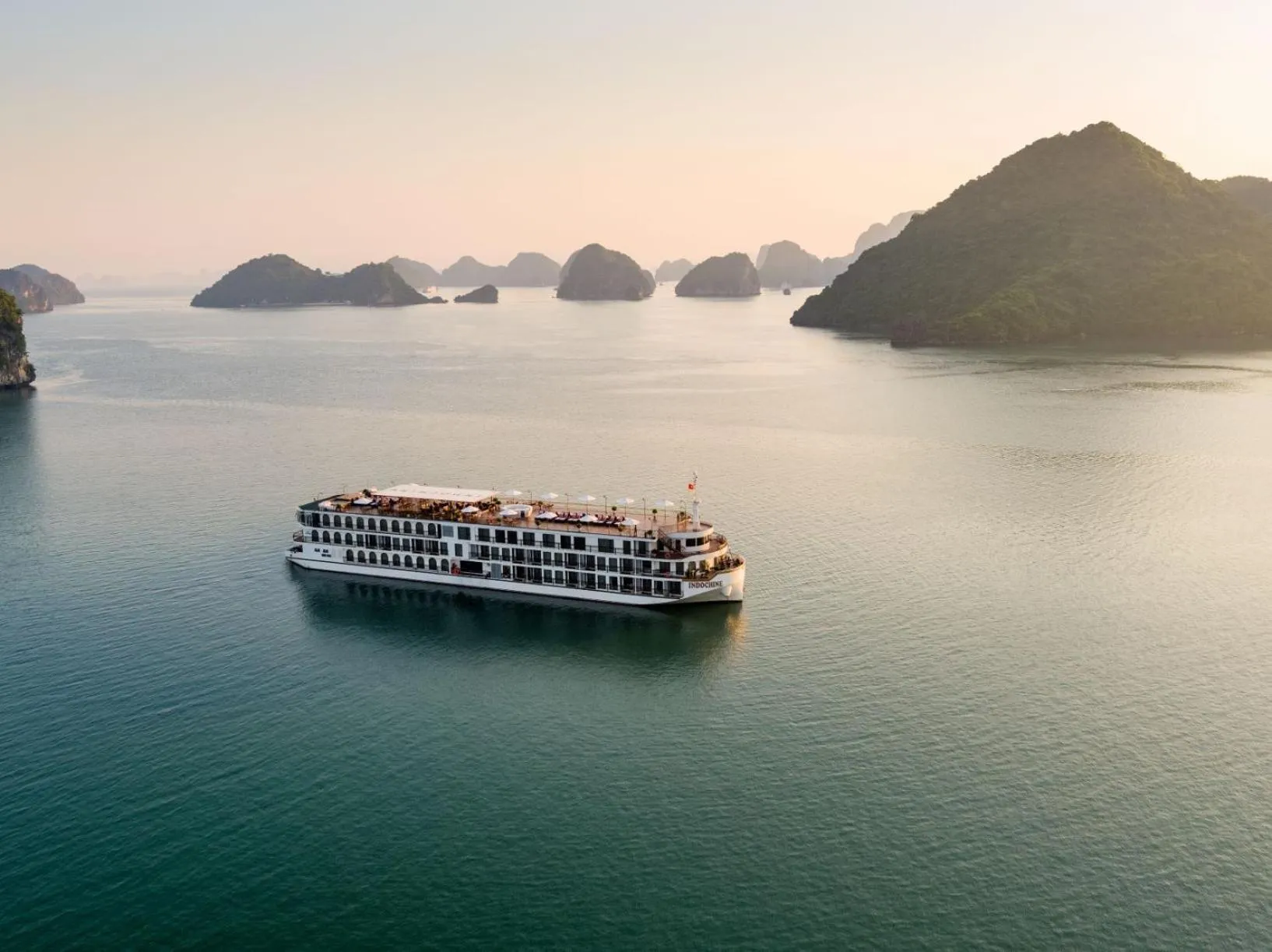 Natural landscape in Indochine Cruise Lan Ha Bay