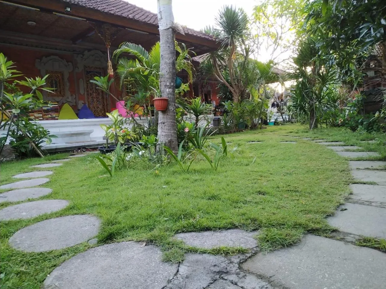 Garden in Nushe Hostel & Room