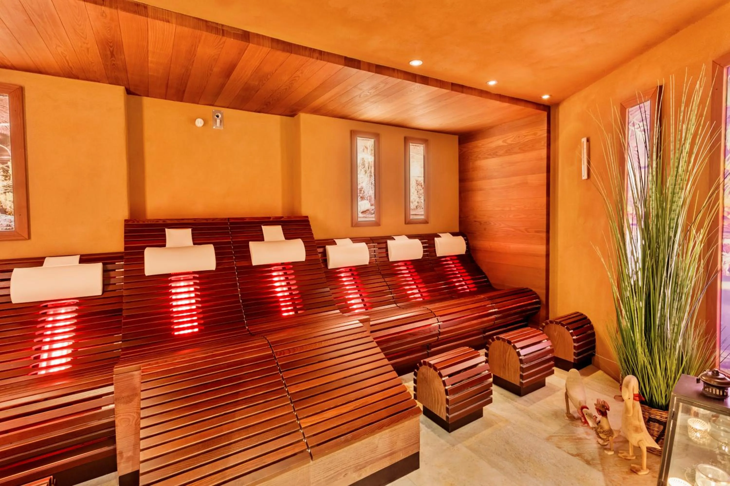 Sauna in Romantischer Winkel RoLigio & Wellness Resort