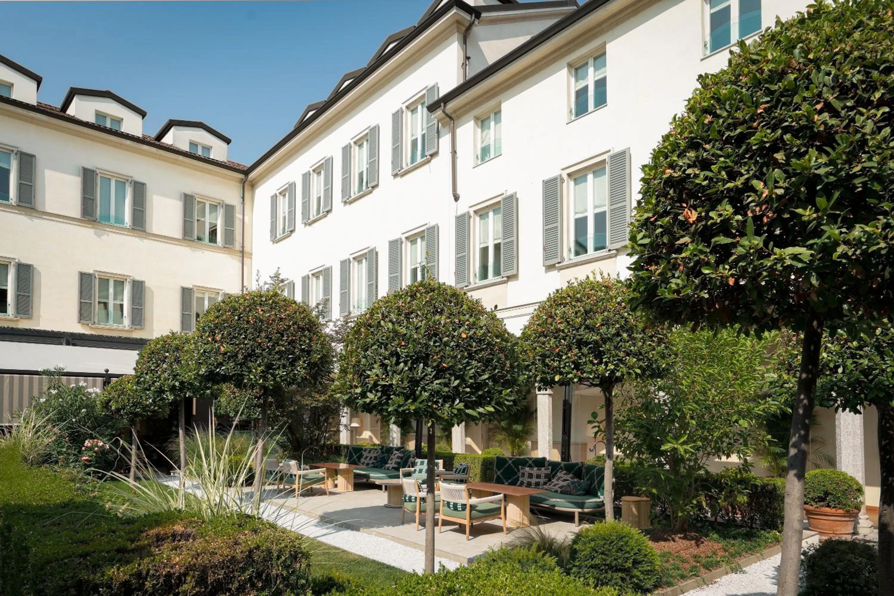 Garden in Four Seasons Hotel Milano