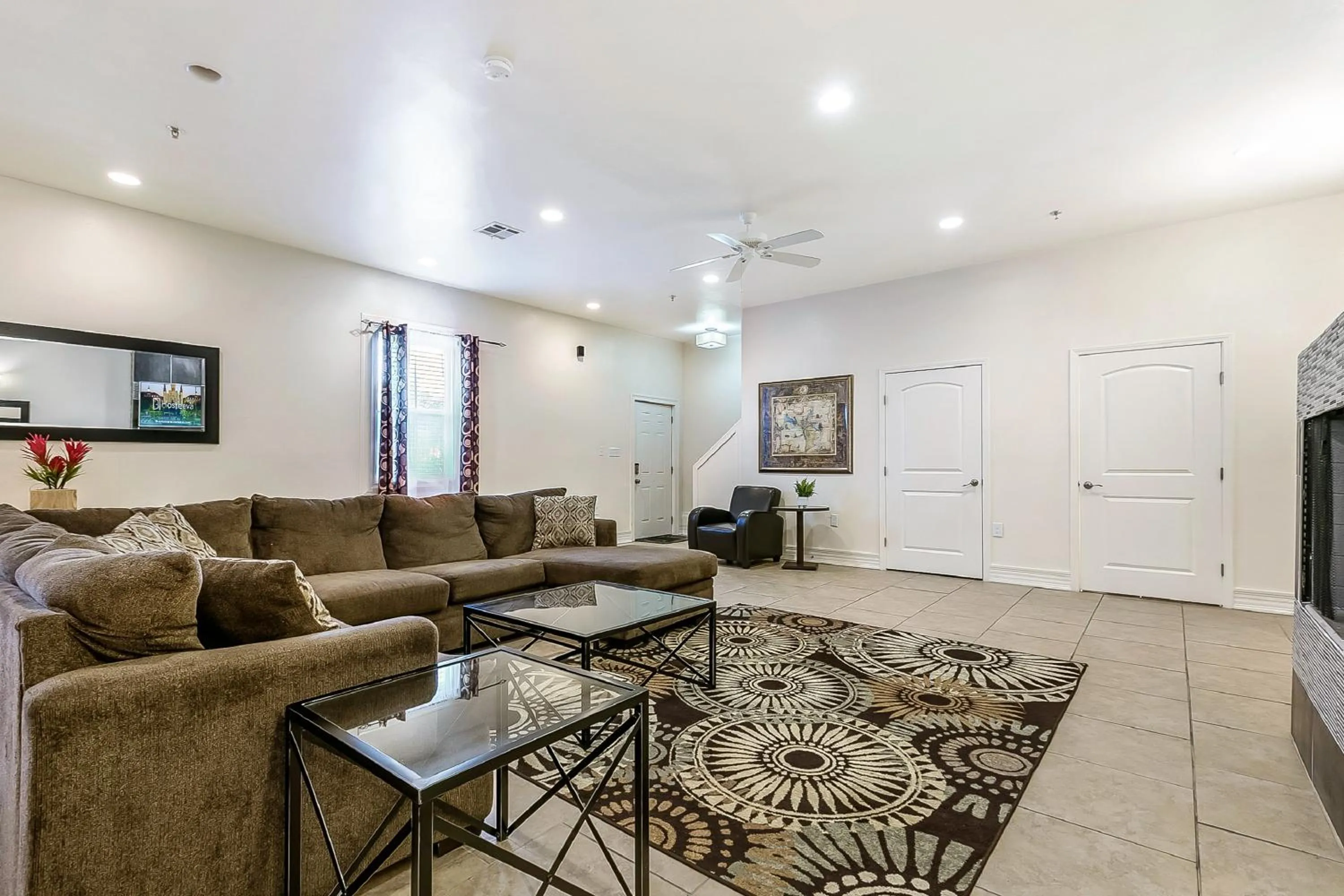 Living room in Inviting 3BR Condo steps from St Charles Ave
