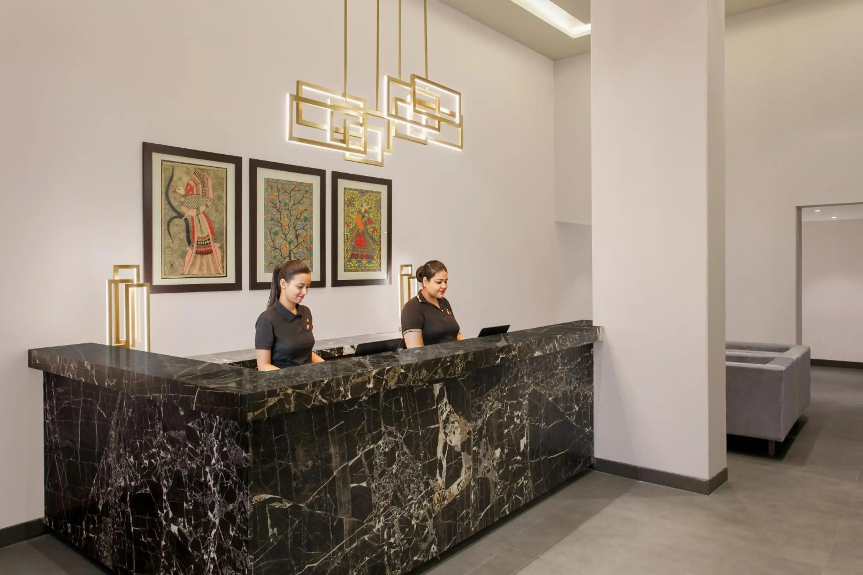 Lobby or reception in Ginger Patna Lobby or reception in Ginger Patna