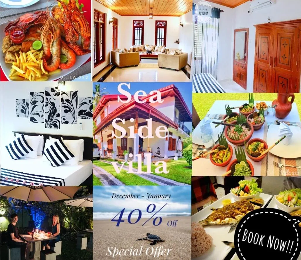 Villa 252 Kosgoda - Beach side stay & Tours