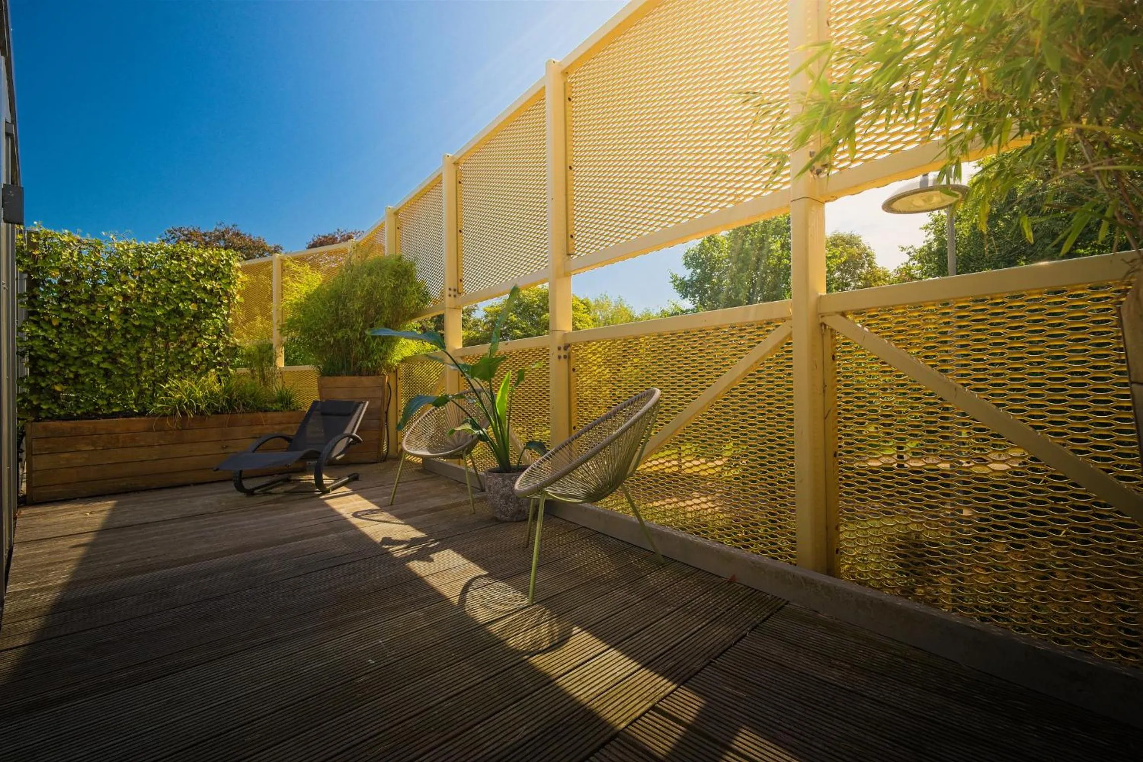 Balcony/Terrace in Boutique Hotel Karel de Stoute