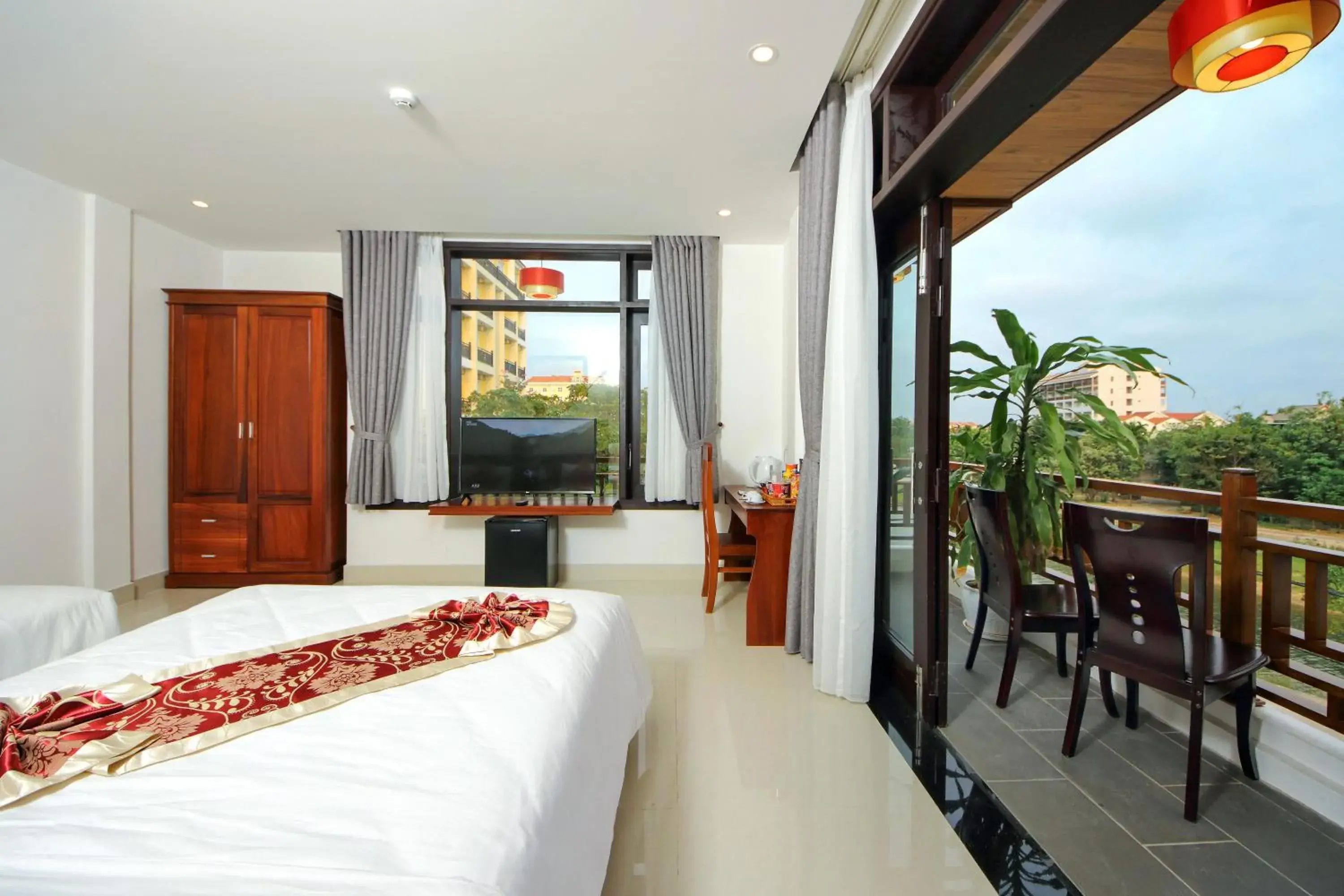 City view, Bed in Threeway Riverside Villa City view, Bed in Threeway Riverside Villa